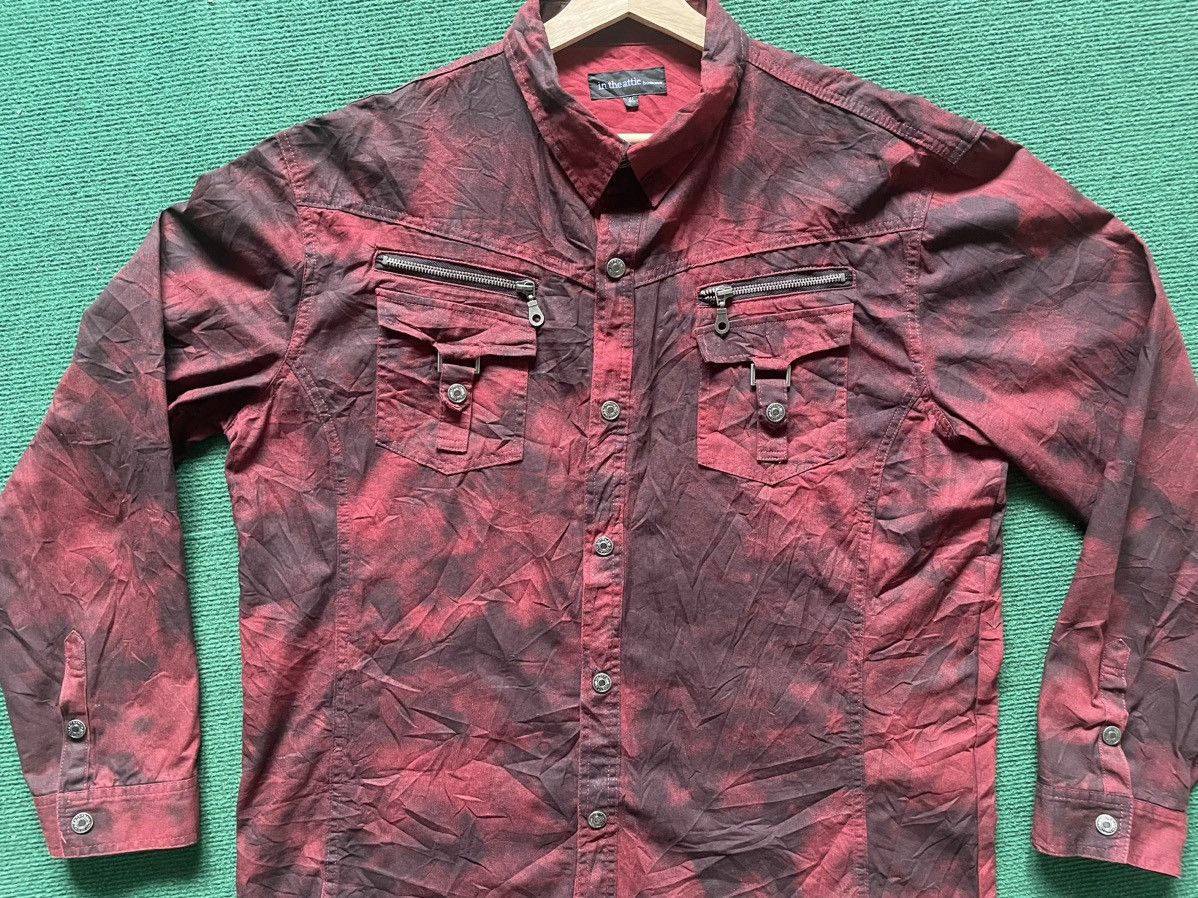 image of In The Attic Design Shirt in Red, Men's (Size 2XL)