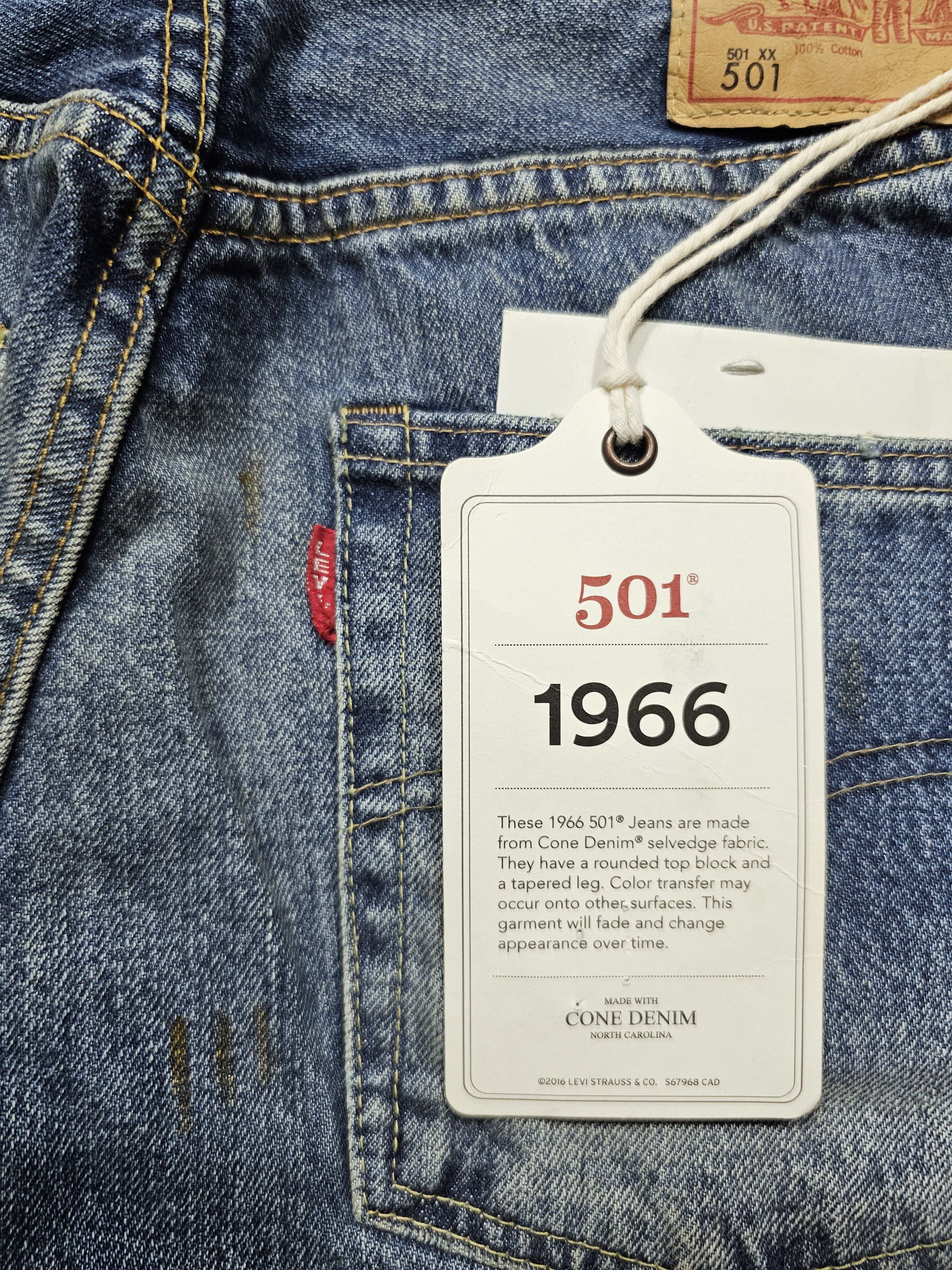 Levi's Vintage Clothing NWT LVC Levi's Vintage Clothing 1966 501 XX Big E Selvedge Size US 28 / EU 44 - 8 Thumbnail