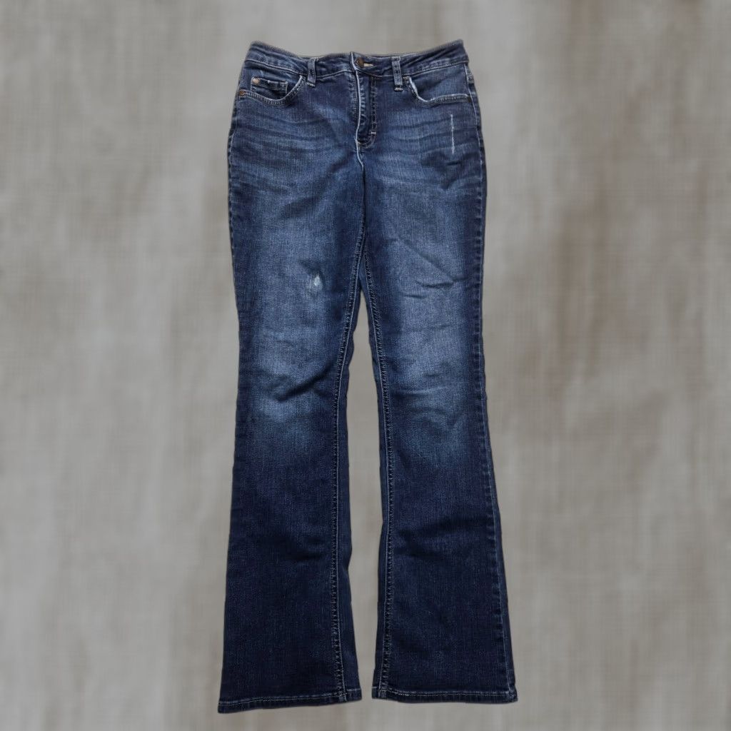 Lee Riders by LEE Jeans Blue Denim Bootcut Mid Rise Med Wash Western Adult Womens 6M Size 28" / US 6 / IT 42 - 1 Thumbnail