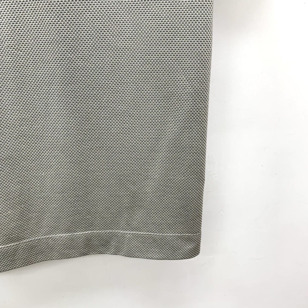 Z Zegna Zegna Greyish Green Collared Short Sleeve Polo Shirt K26WX Size US M / EU 48-50 / 2 - 4 Thumbnail