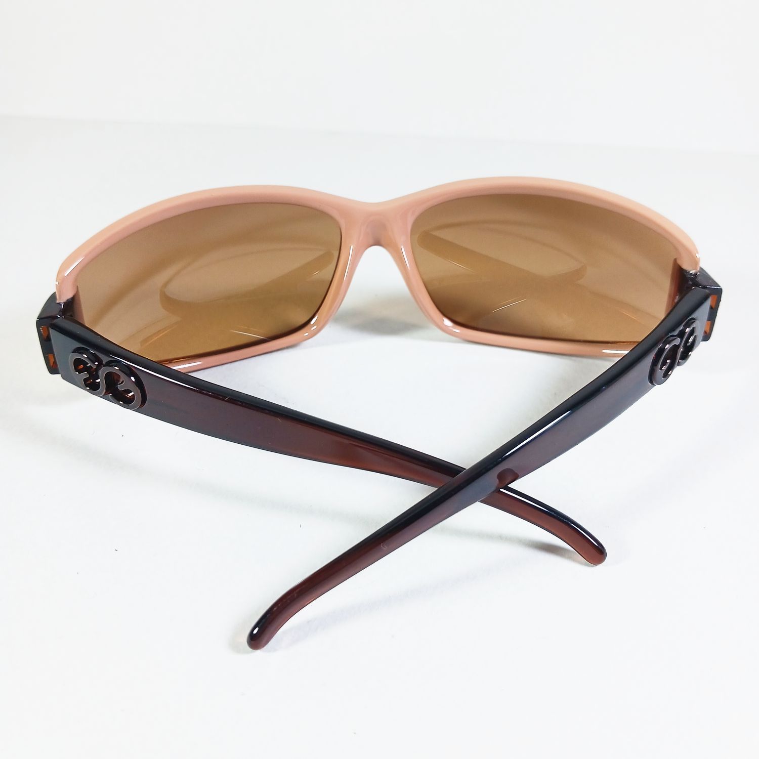 Escada Escada Sport SES025 Nude/Brown Wrap Designer Wrap Sunglasses Size ONE SIZE - 8 Thumbnail