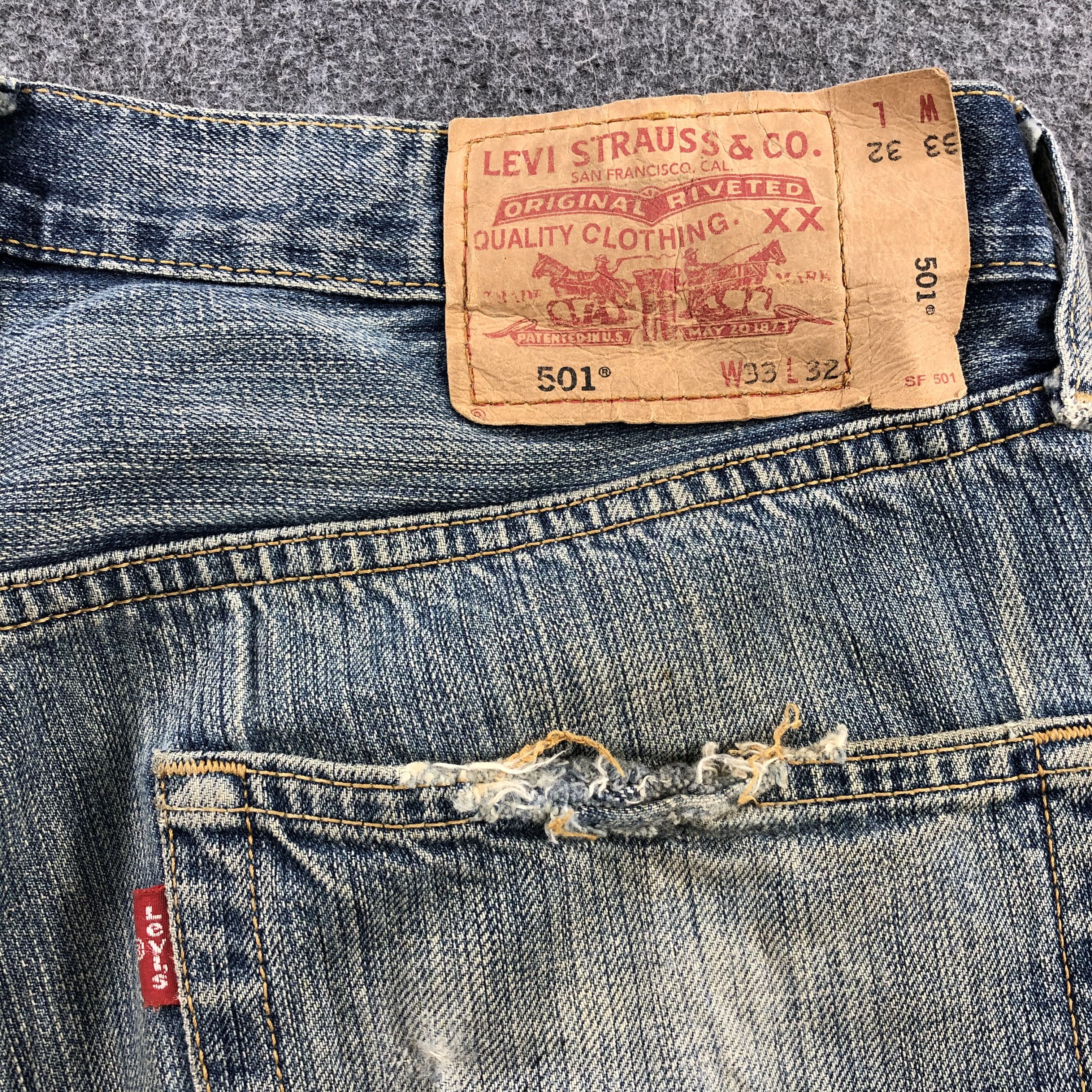Levi's Vintage 90s Rusty Levis 501 Jeans-JM1579 Size US 34 / EU 50 - 6 Thumbnail