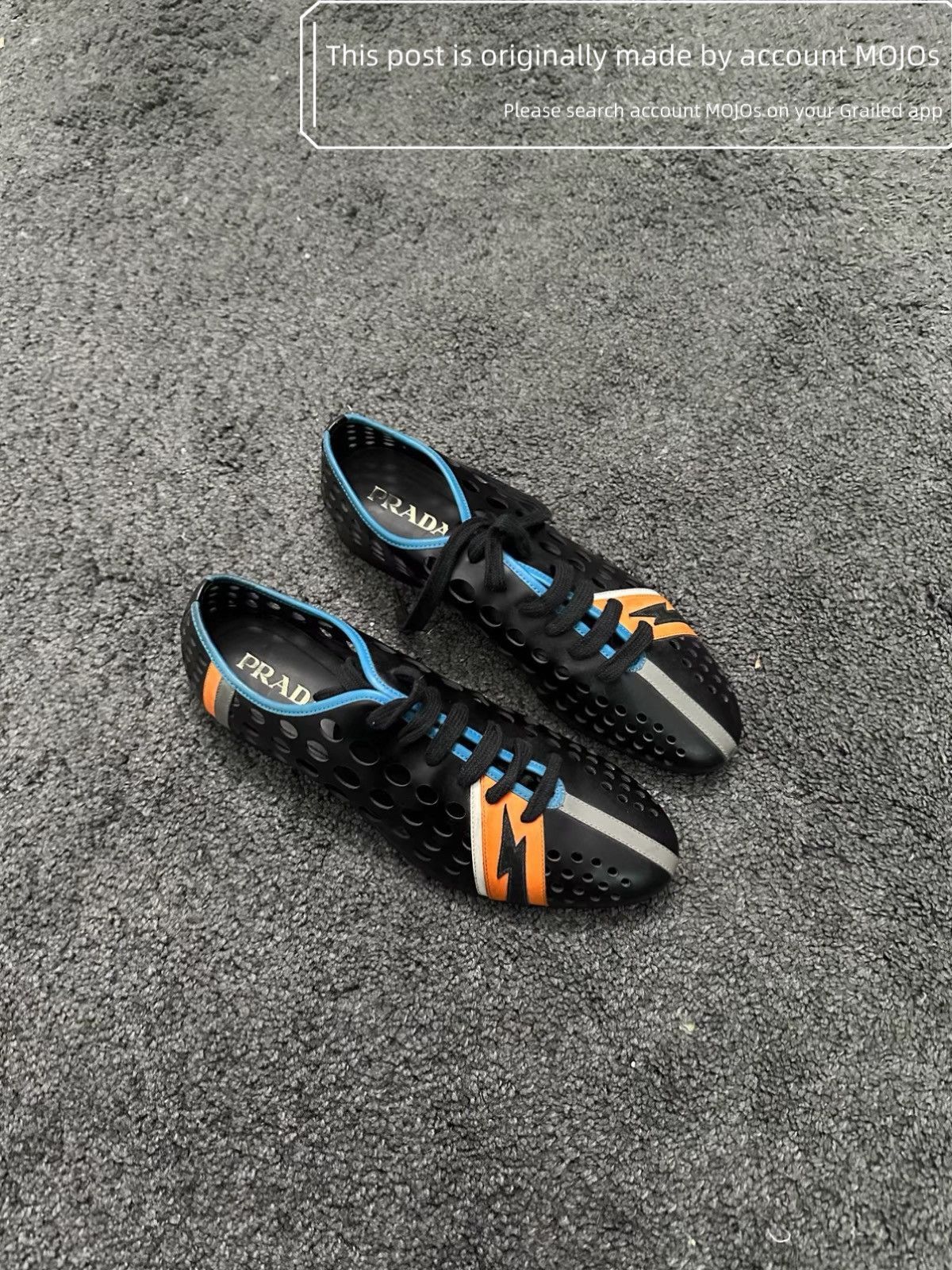 Prada Prada 18AW Lighting Hollow Race Derby mojos1739 Size US 7 / EU 40 - 2 Thumbnail