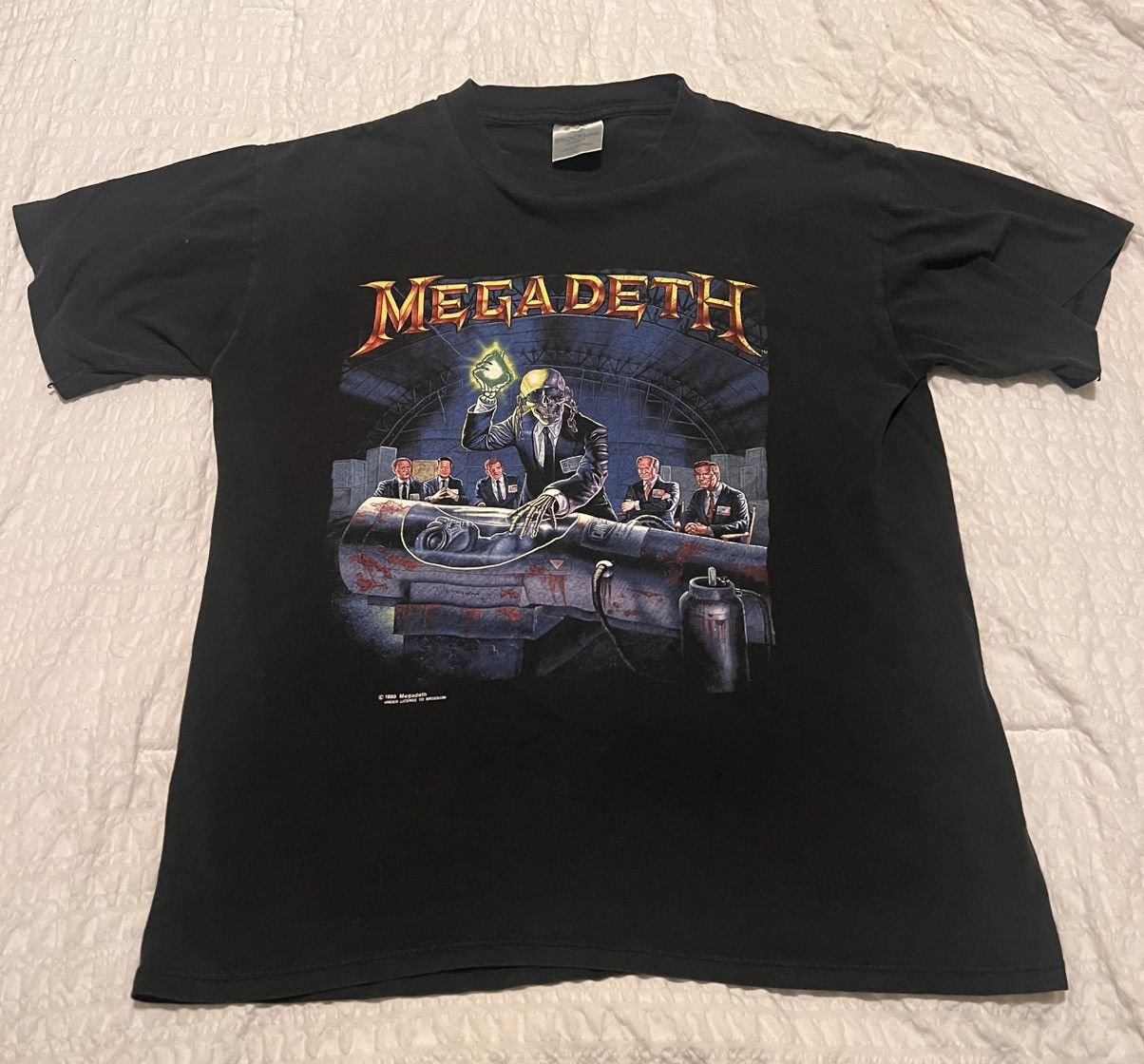 Brockum Vintage Megadeth Rust in Peace Tour Shirt Size US L / EU 52-54 / 3 - 1 Thumbnail