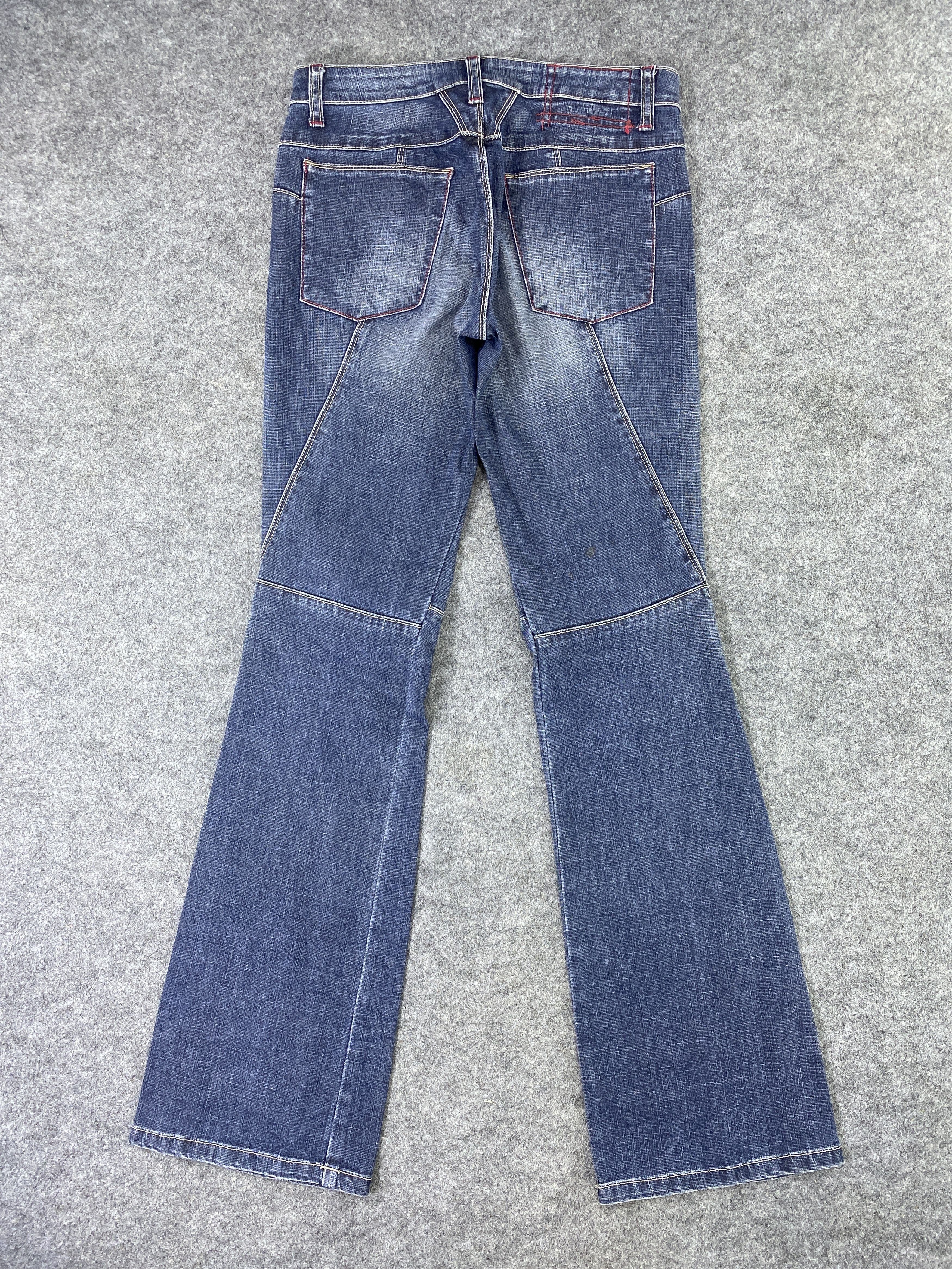 Japanese Brand Marithe Francois Girbaud Flare Jeans - J1079 Size 28" / US 6 / IT 42 - 3 Thumbnail