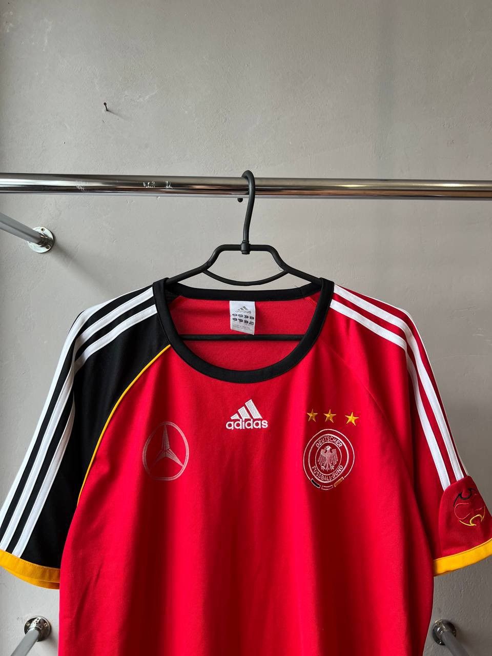 Adidas 2006/8 GERMANY ADIDAS AWAY SOCCER JERSEY FOOTBALL SHIRT RARE Size US XL / EU 56 / 4 - 5 Thumbnail