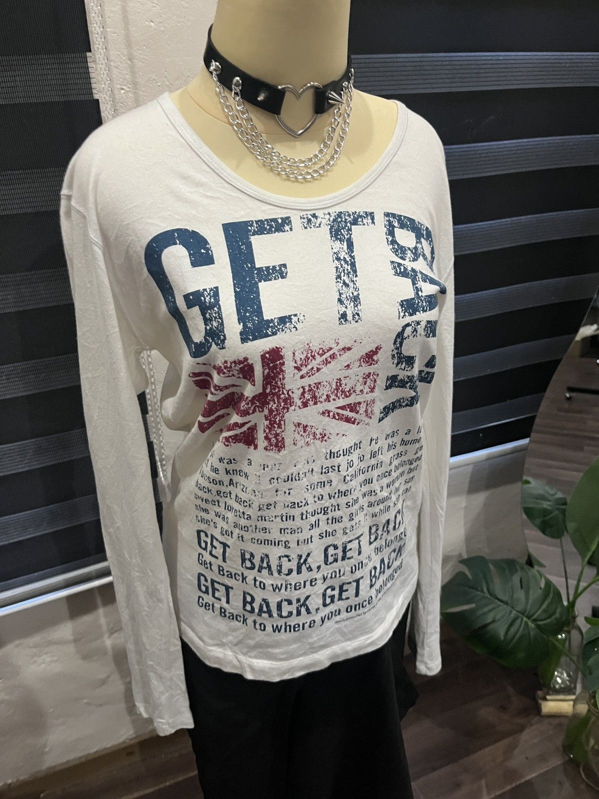 Beauty Beast Nicole Club FM The Beatles Get Back Copy 1969 Longsleeve Size S / US 4 / IT 40 - 6 Thumbnail