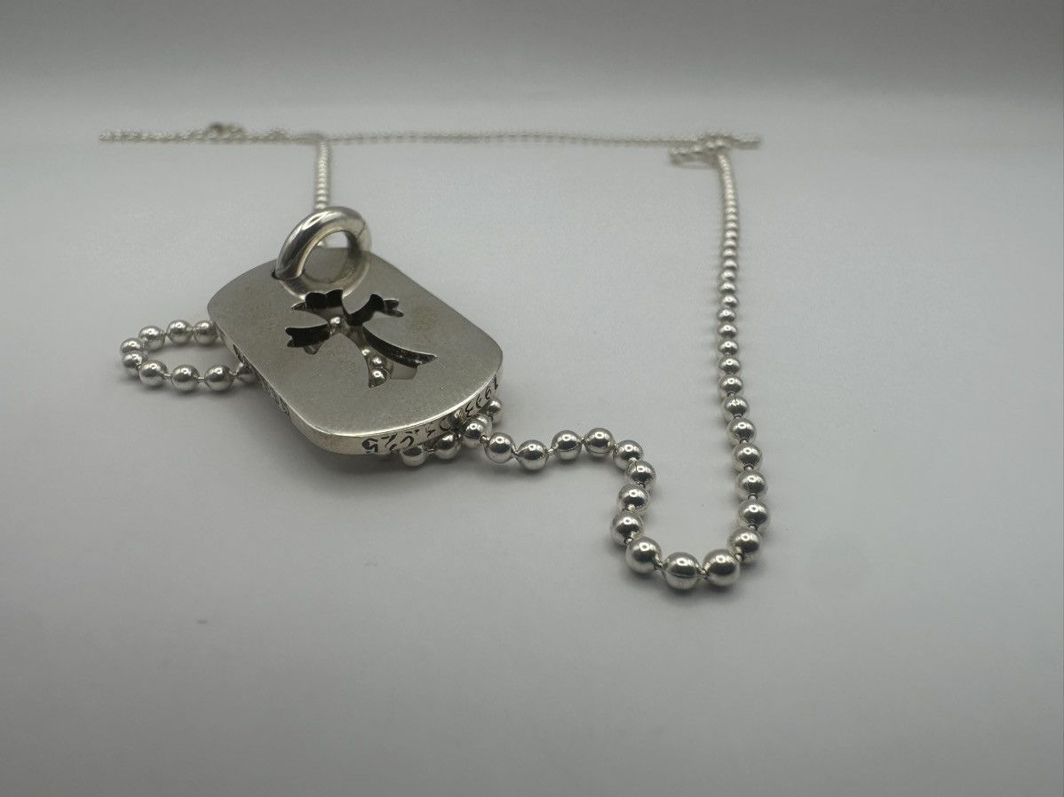 Chrome Hearts Chrome hearts silver cross cut out dog tag Size ONE SIZE - 5 Thumbnail