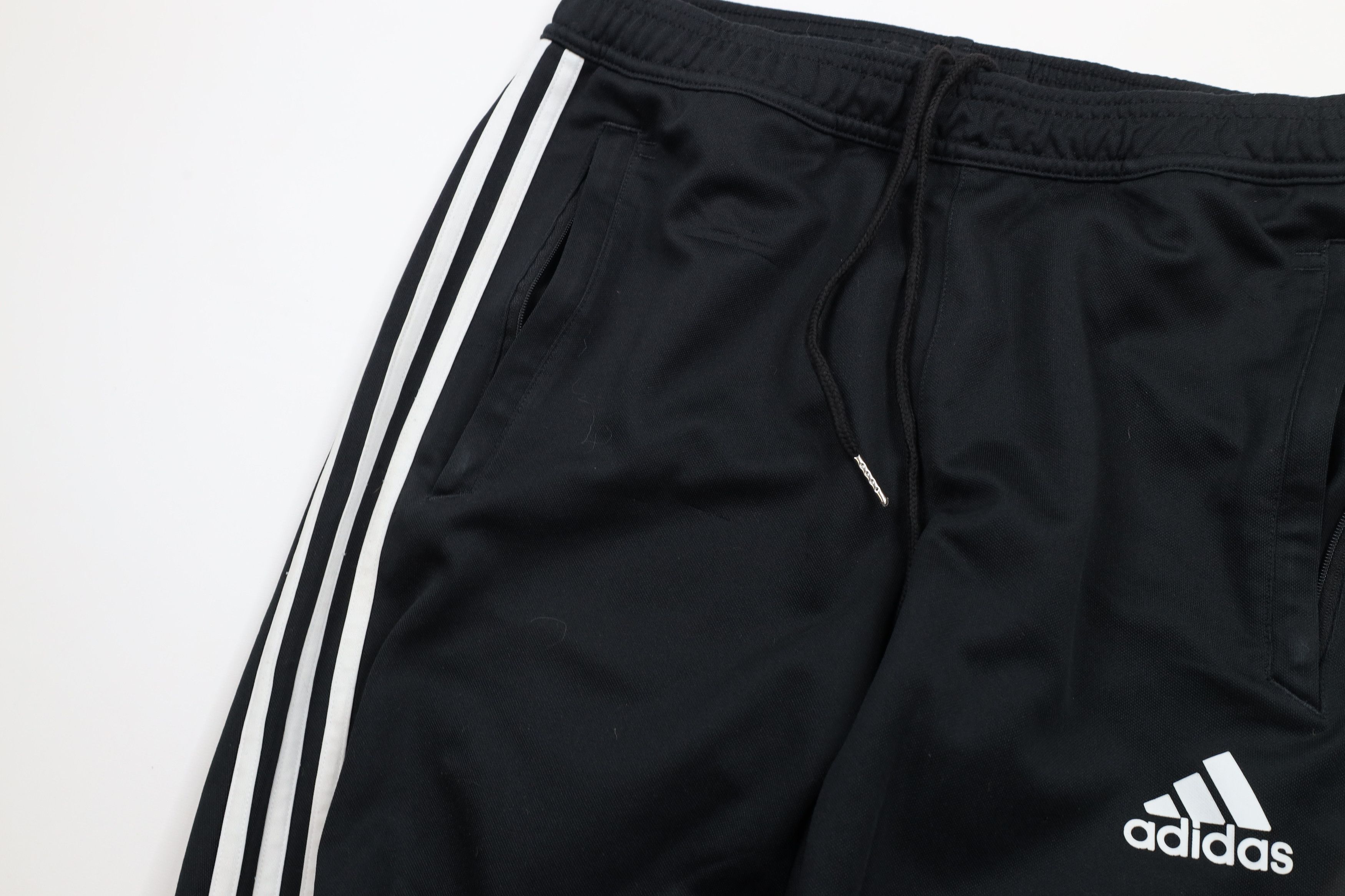 Adidas × Vintage Vintage Adidas Out Soccer Tapered Leg Warm Up Pants Black Size US 34 / EU 50 - 8 Thumbnail