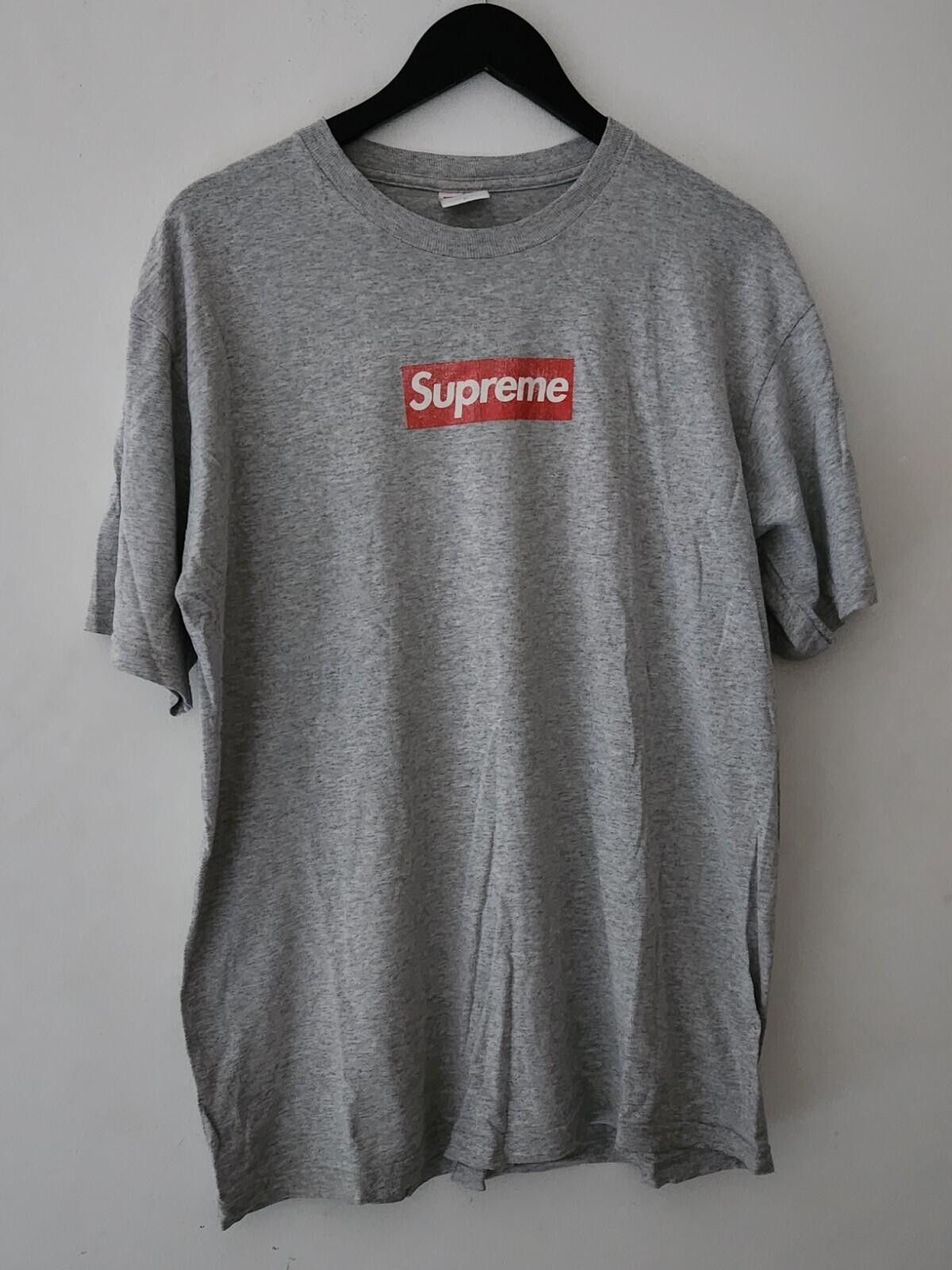 Supreme Supreme “Box Logo” Tee (FW23) (Ash Grey) | Grailed