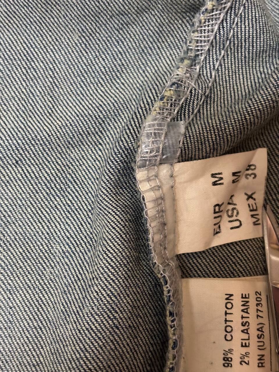 Zara Zara Man Vintage Denim Jacket Blue Distressed Wash Size M Size US M / EU 48-50 / 2 - 6 Thumbnail