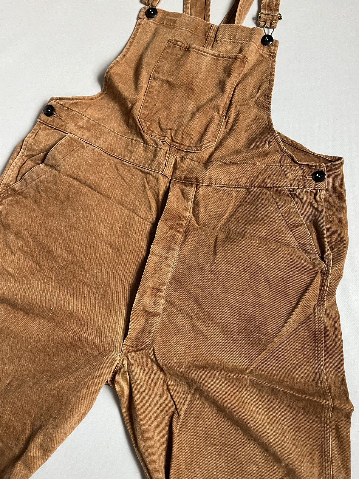 Vintage Vintage 50s 60s Men Work Wear Denim Gripwell Orange Overall Size US 36 / EU 52 - 3 Thumbnail