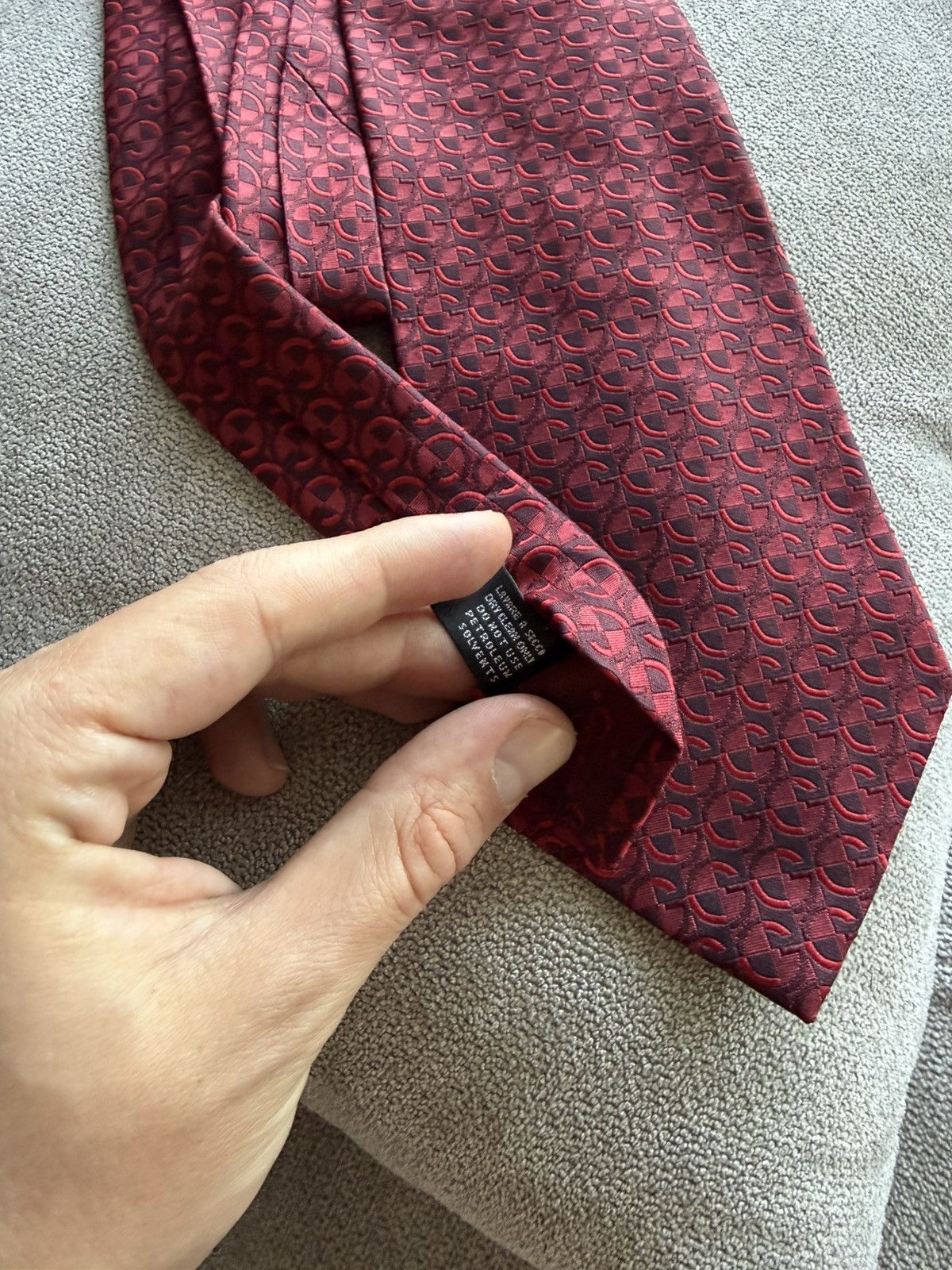 Gucci Gucci by Tom Ford Monogram Silk Mens Ties Size ONE SIZE - 7 Thumbnail