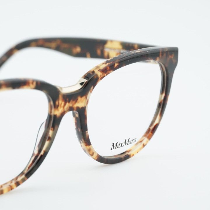 Max Mara Max Mara MM5110 052 Eyeglasses Havana 52mm Oval Frame Size ONE SIZE - 2 Thumbnail