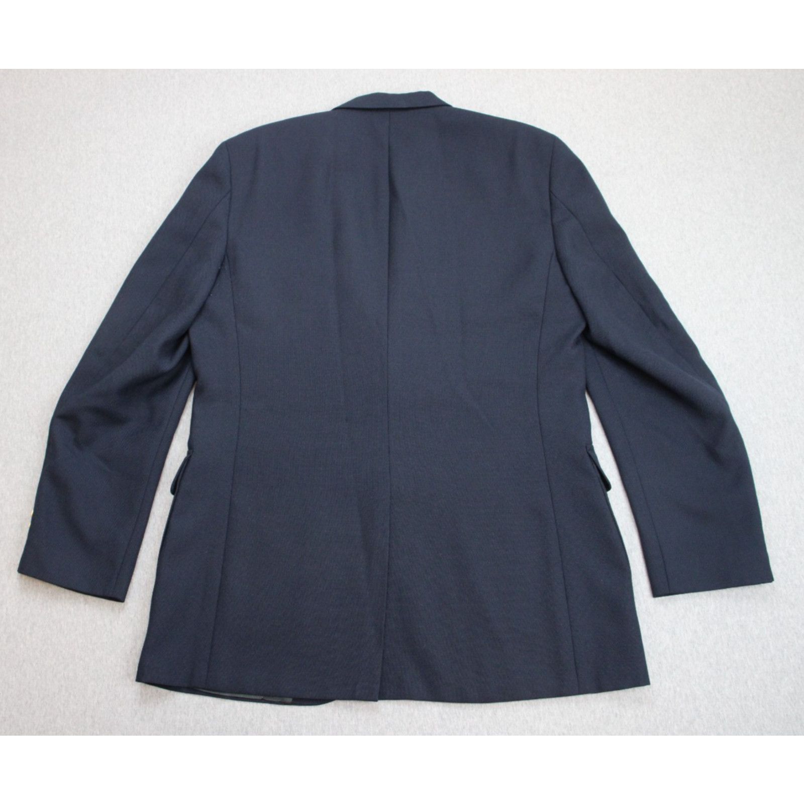 Stafford Stafford Blazer Men's Size 42L Navy Blue 2 Button Single Size 42L - 3 Thumbnail
