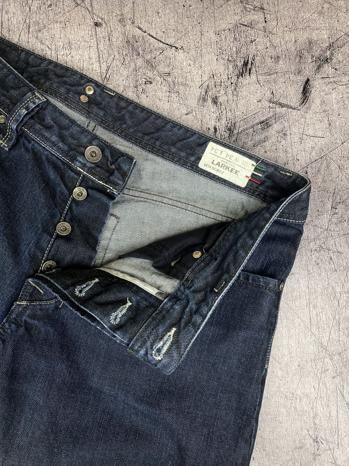 Diesel Mens Vintage Diesel Jeans Denim Pants Size 34 Size US 34 / EU 50 - 9 Thumbnail