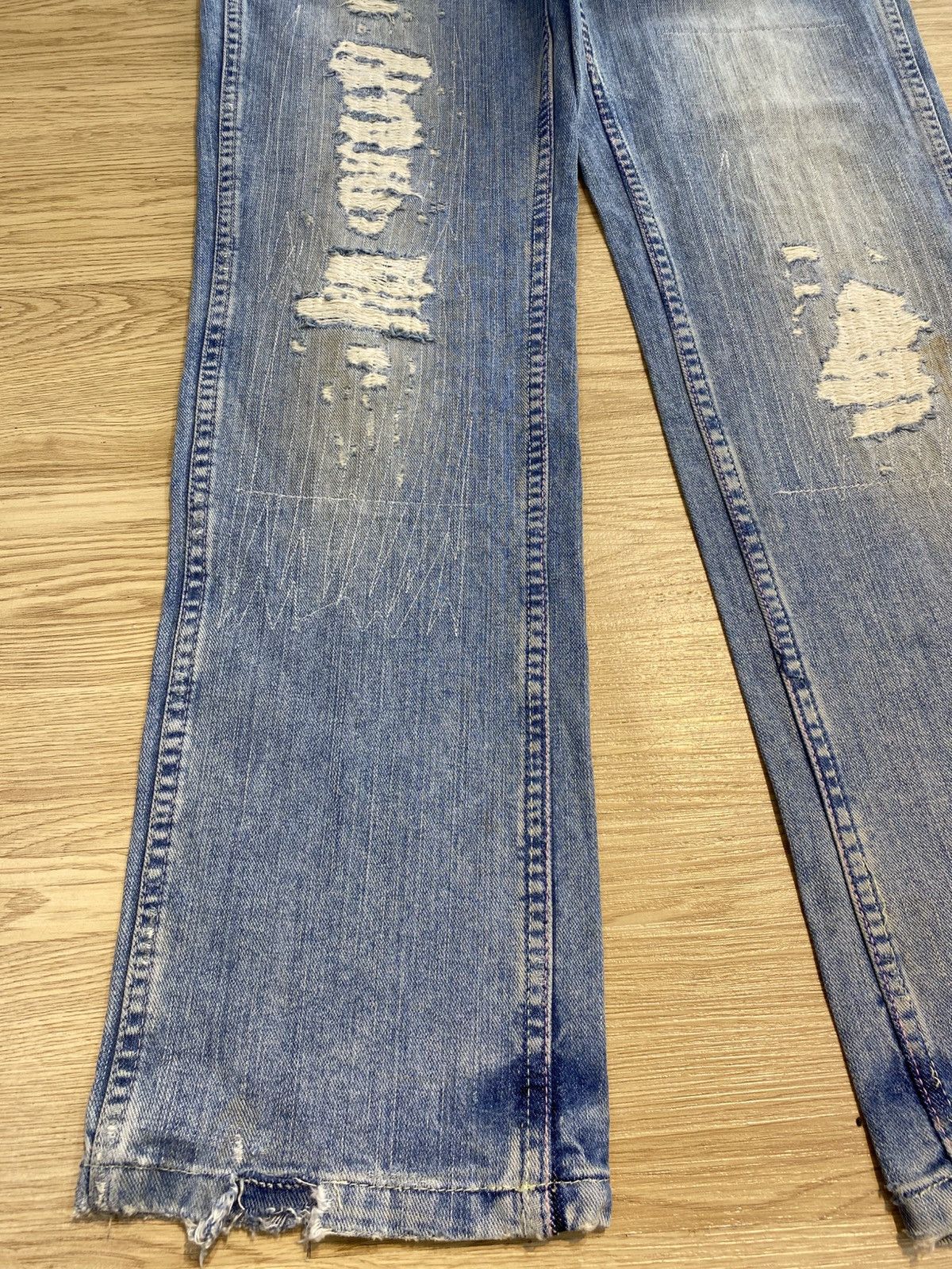 Ralph Lauren Ralph Lauren Bush Pants Distress Denim Size US 31 - 7 Thumbnail