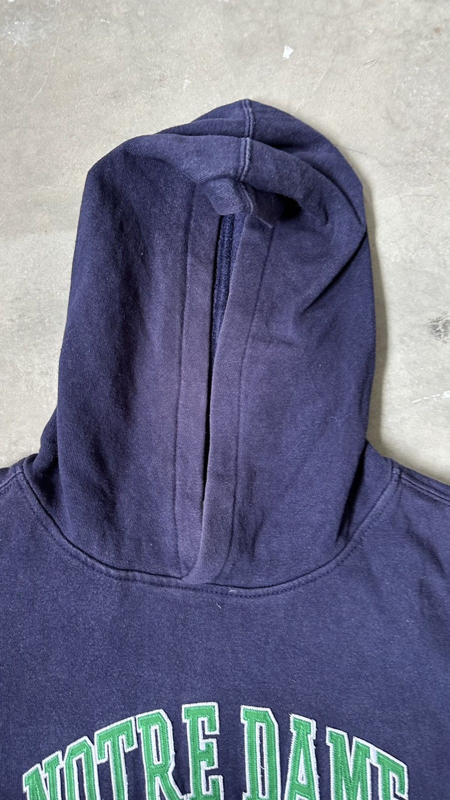 Genuine Leather VINTAGE NOTRE DAME WELL FADED HOODIE Size US M / EU 48-50 / 2 - 6 Thumbnail