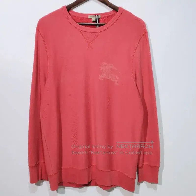 Burberry Burberry Deep Pink Cotton Women's Sweatshirt. Size S / US 4 / IT 40 - 1 Thumbnail