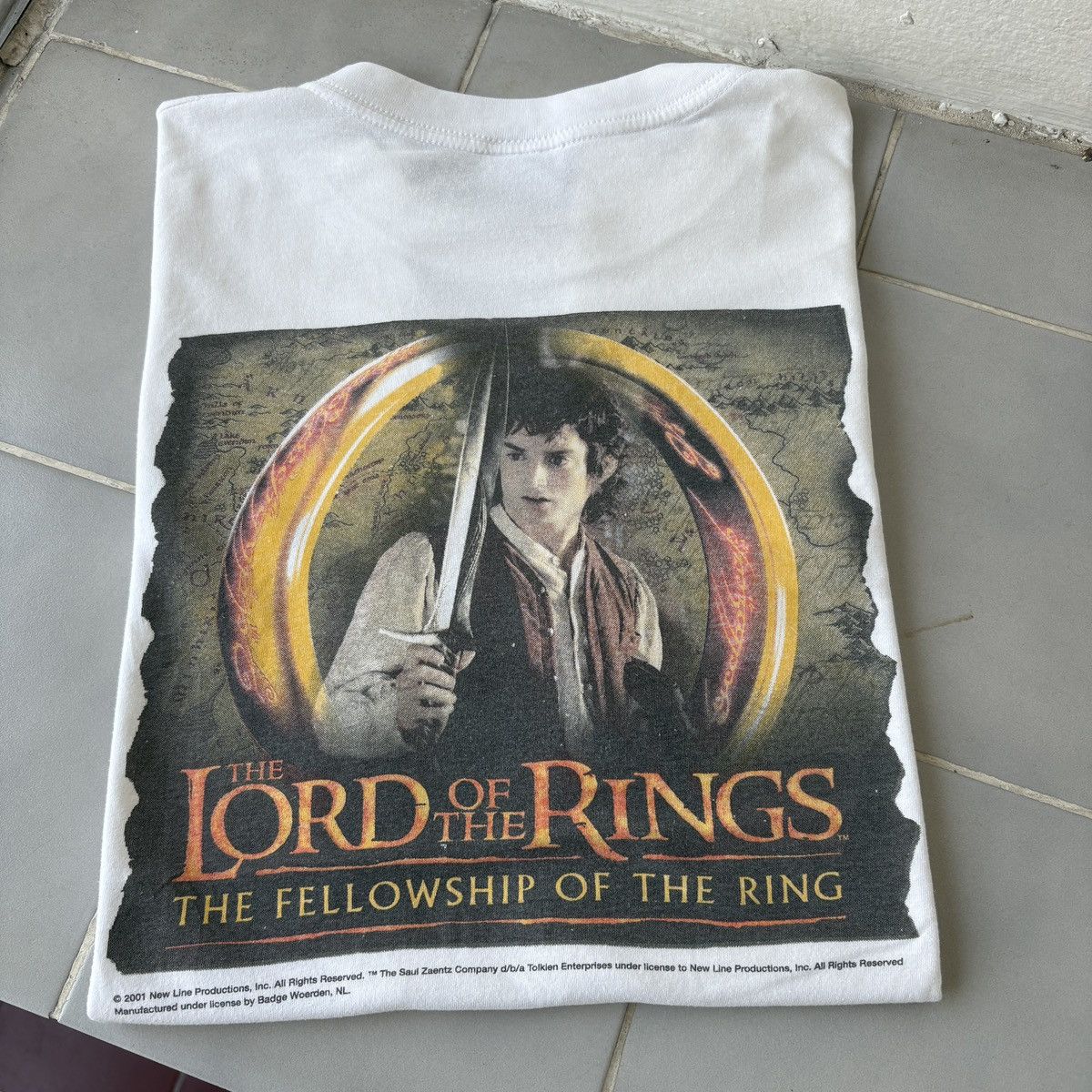 Vintage Vintage Promo Tee Movie - The Lord of the Rings 2001 Size US XL / EU 56 / 4 - 1 Thumbnail