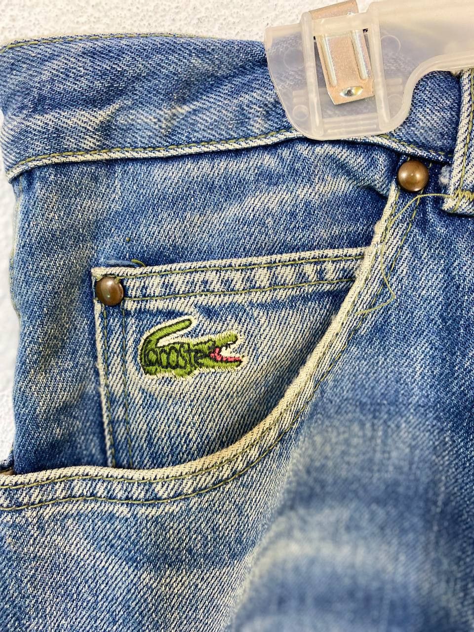 Lacoste vintage lacoste denim nice design Size US 30 / EU 46 - 7 Thumbnail