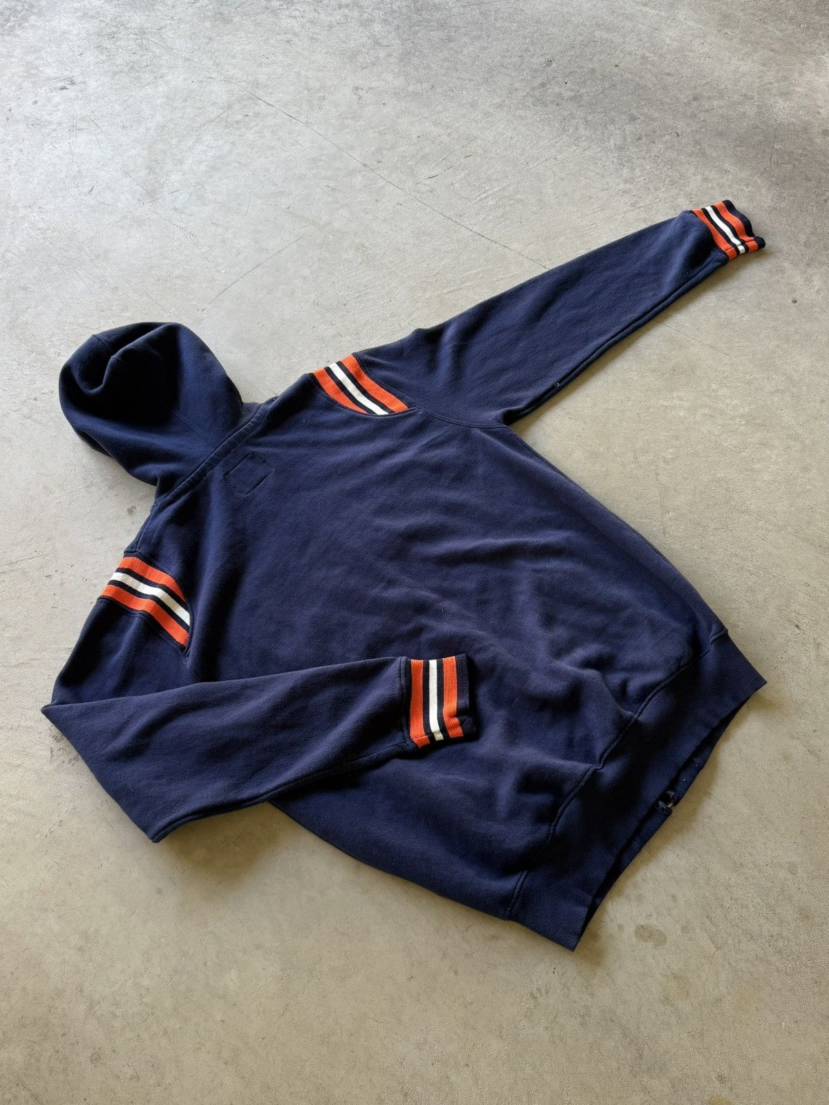MLB Retro Detroit Tigers MLB Navy Full Zip Up Hoodie Sweatshirt Size US L / EU 52-54 / 3 - 4 Thumbnail