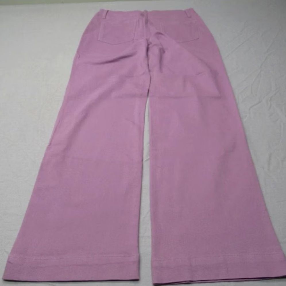 Vintage Flamingas Pants Womens Medium Purple 29x32 Baggy Wide Leg Stretch Square Pockets Size 32" / US 10 / IT 46 - 5 Thumbnail