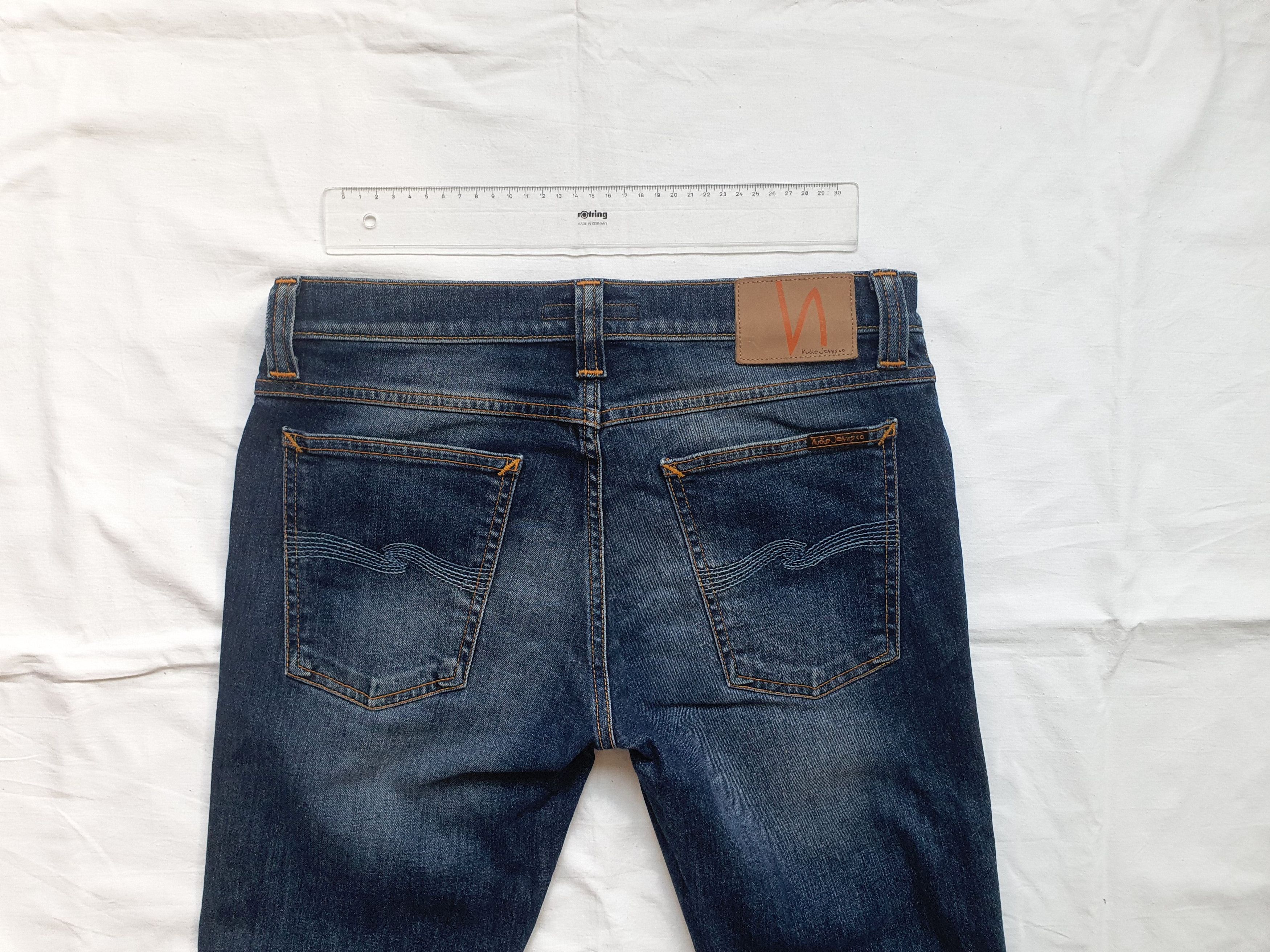Nudie Jeans TUBE KELLY (N587) Women's Denim (Org. Dark Indigo Wash) Size 31" - 11 Thumbnail