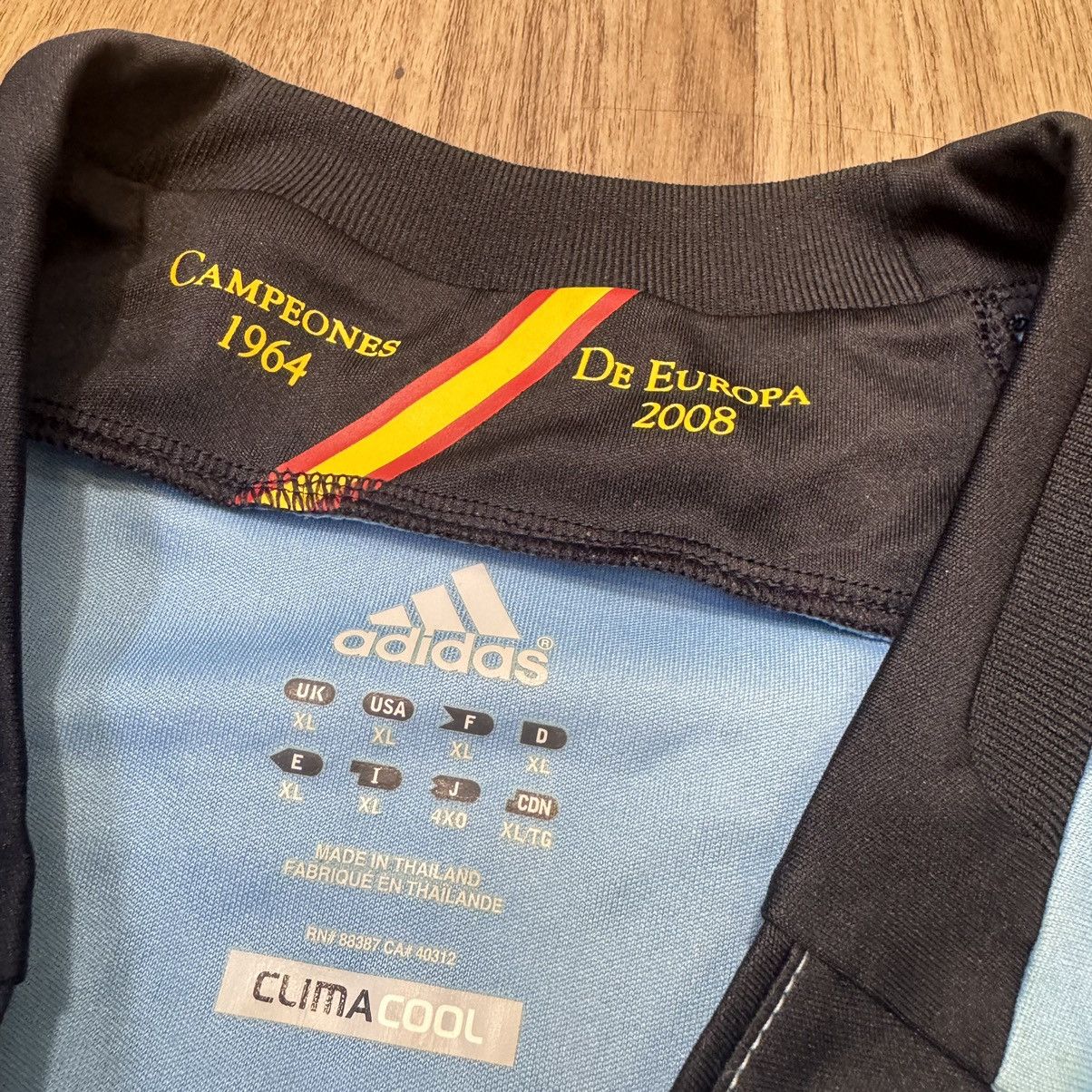 Adidas Spain 12/14 away shirt #10 Fabregas Size US XL / EU 56 / 4 - 6 Thumbnail