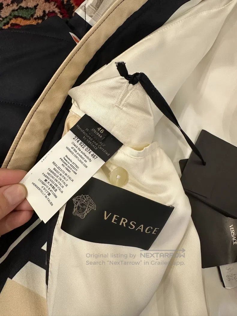 Versace Versace Baseball uniform thin cotton jacket Size US S / EU 44-46 / 1 - 6 Thumbnail