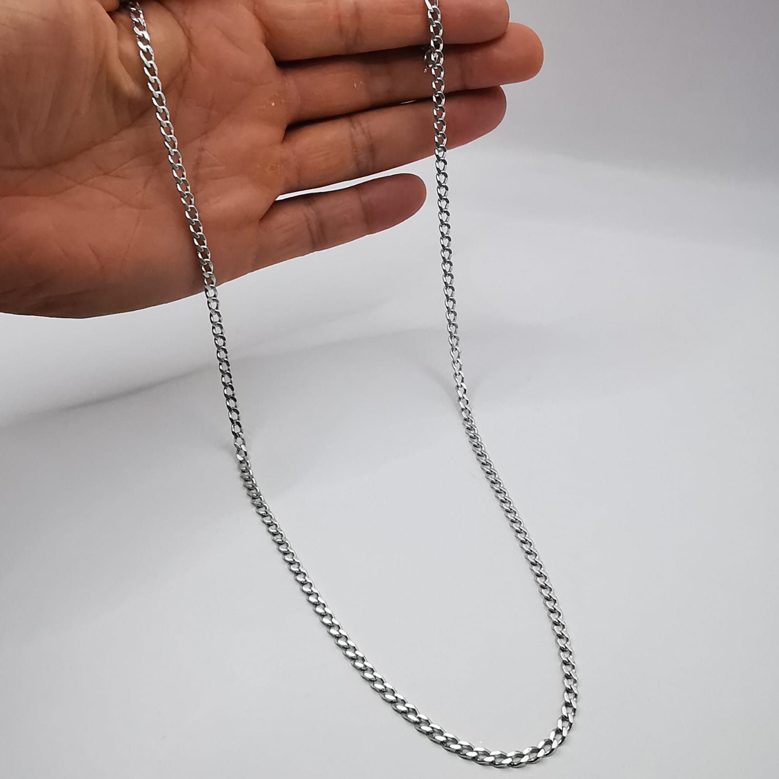 Sterling Silver Vintage Chain, 925 Sterling Silver, Signed 18,31g Size ONE SIZE - 4 Thumbnail