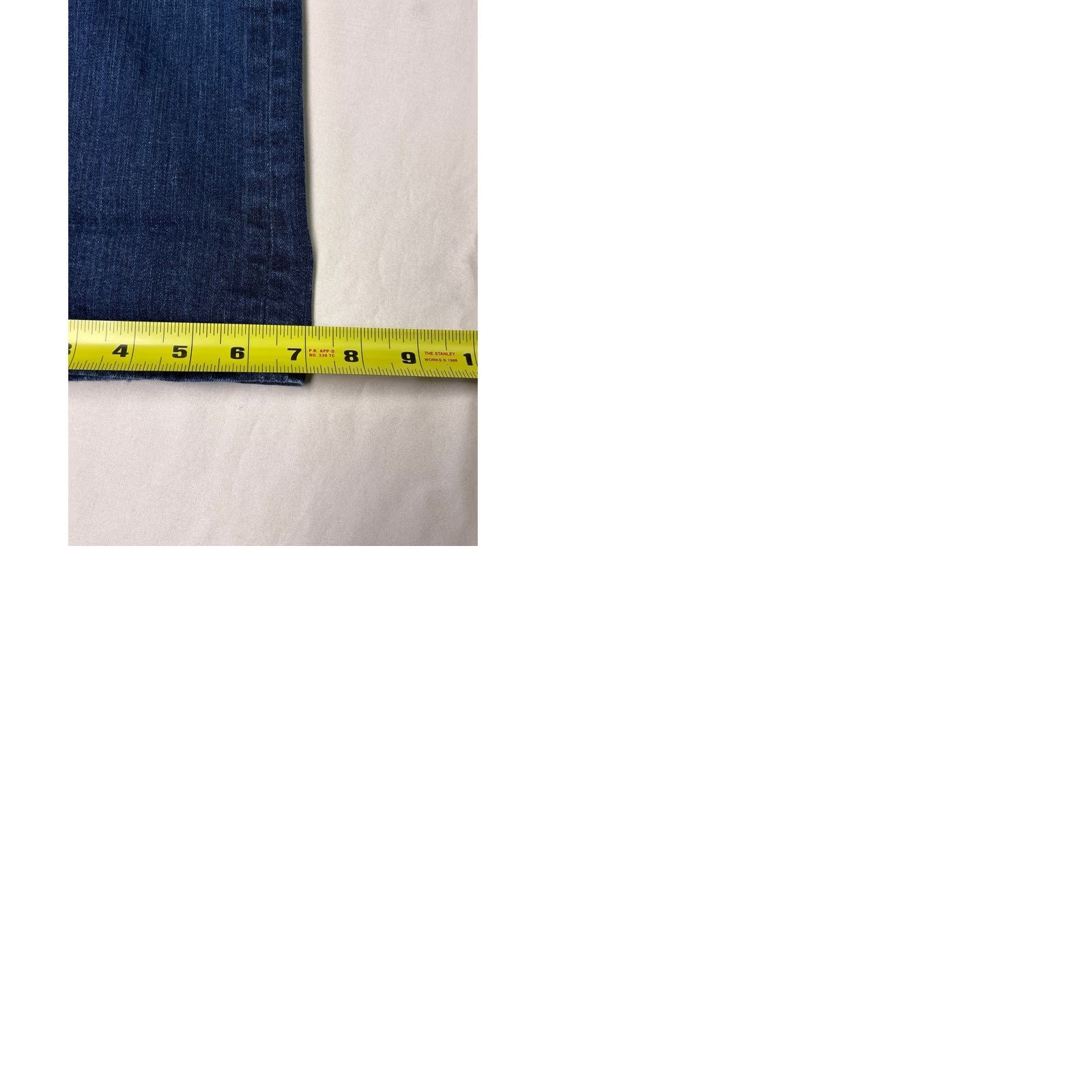 BKE BKE Dakota Jeans Womens Size 26x27 Dark Wash Straight Leg 5-Pocket Embroidered Logo Contrast Stitch Leather Patch Size 26" / US 2 / IT 38 - 10 Thumbnail