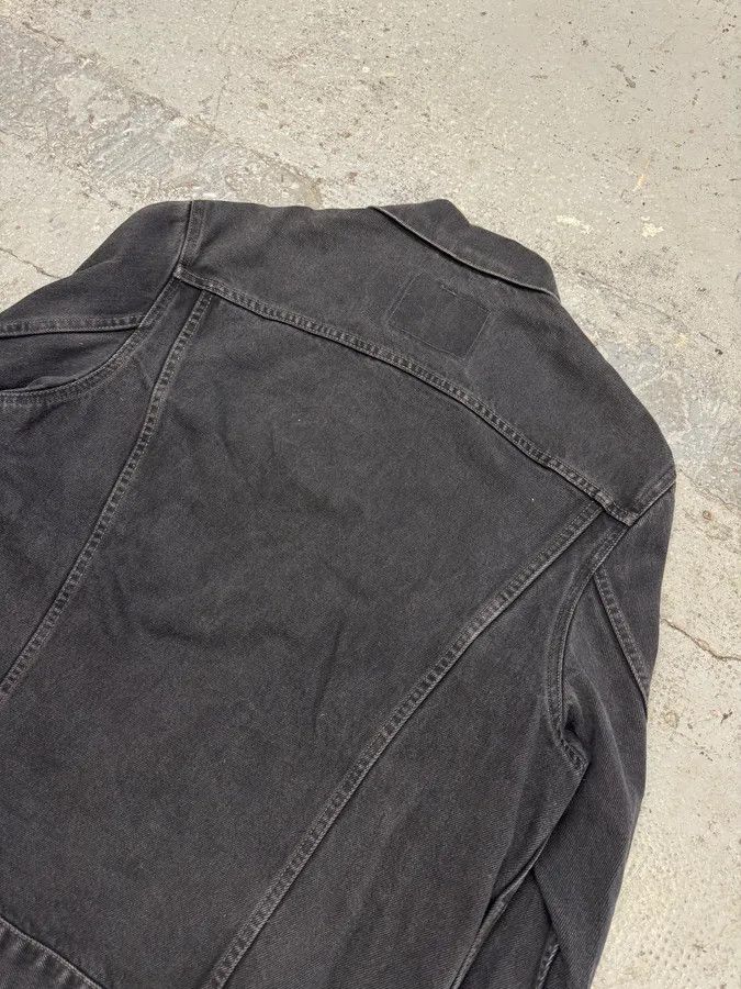 Designer × Levi's × Vintage Levi’s Dark Grey Brut Buttoned Denim Trucker Jacket Size US L / EU 52-54 / 3 - 6 Thumbnail