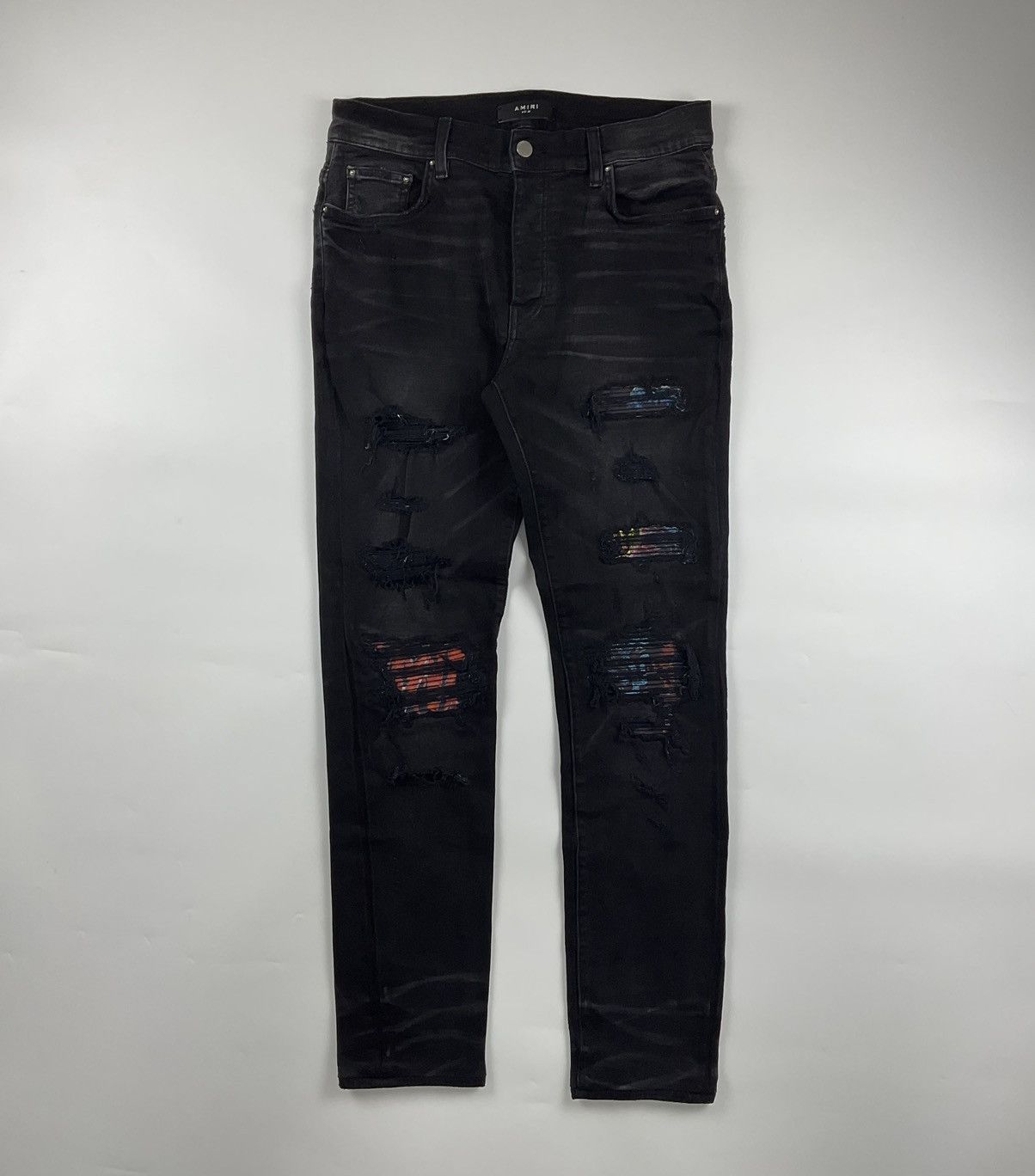 Amiri Amiri MX1 Vintage Tee Animation Patch Jeans Size US 33 - 1 Thumbnail