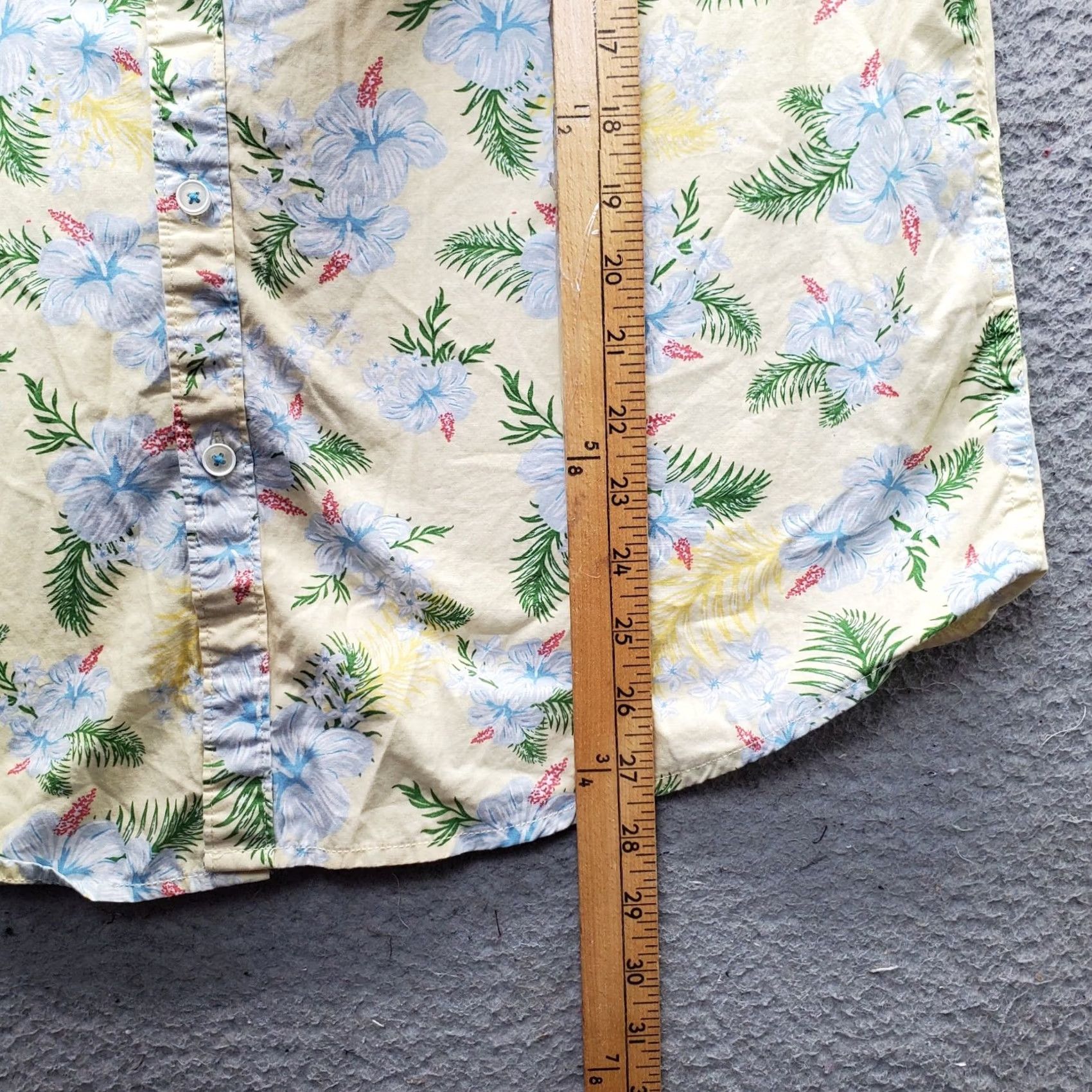 Denime Denim & Flower Hawaiian Shirt Mens M Multicolor Floral Short Sleeve Button-Down Shirt Size US M / EU 48-50 / 2 - 3 Thumbnail
