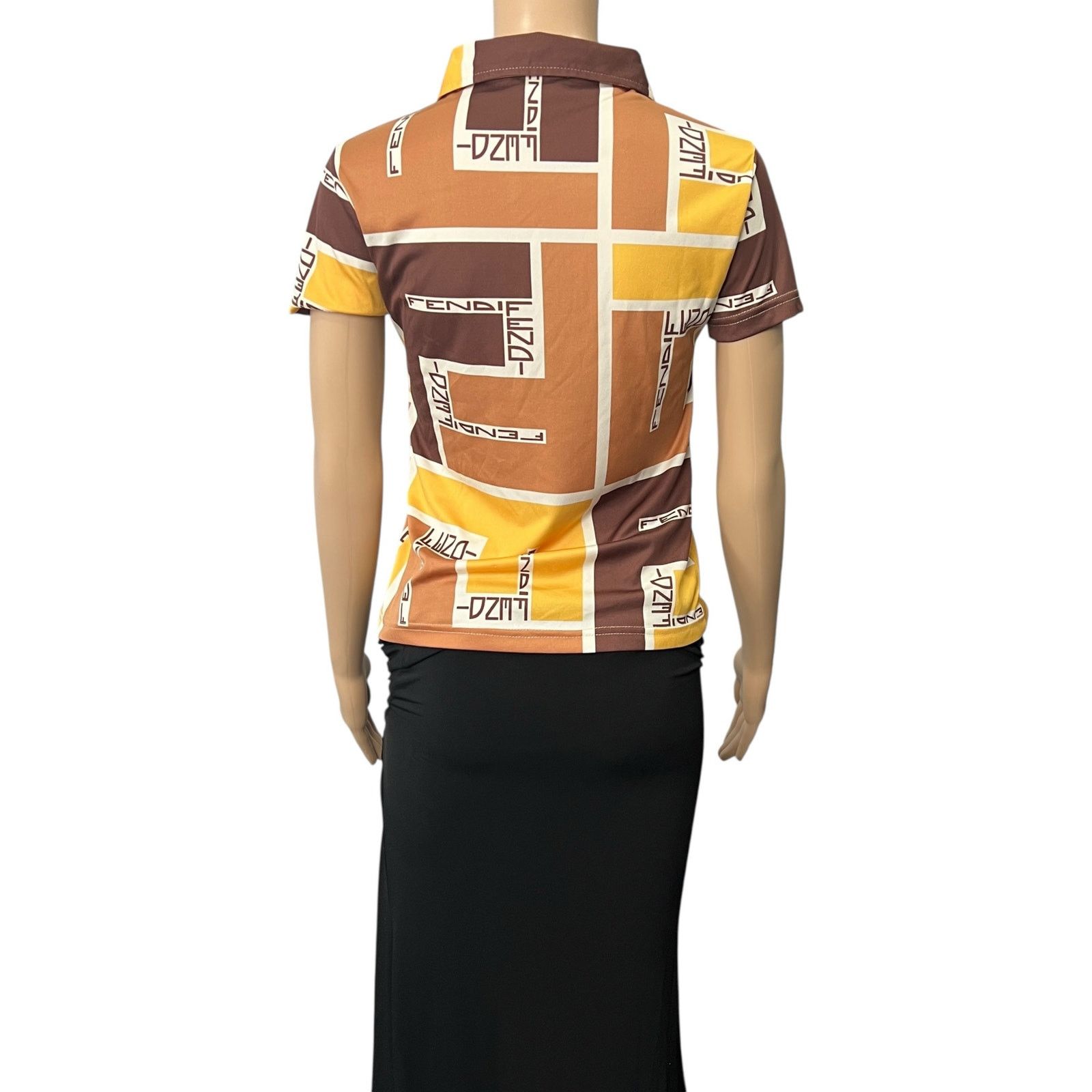Fendi Fendi Vintage Polo Tee Size S / US 4 / IT 40 - 2 Thumbnail