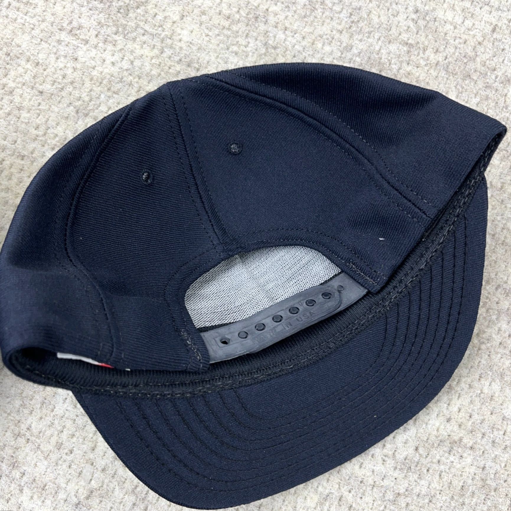 Vintage VINTAGE Eagle Crest Hat Cap Snapback United States 90s Military Army Blue Cotton Polyester Knit Adjustable One Size Men Size ONE SIZE - 5 Thumbnail
