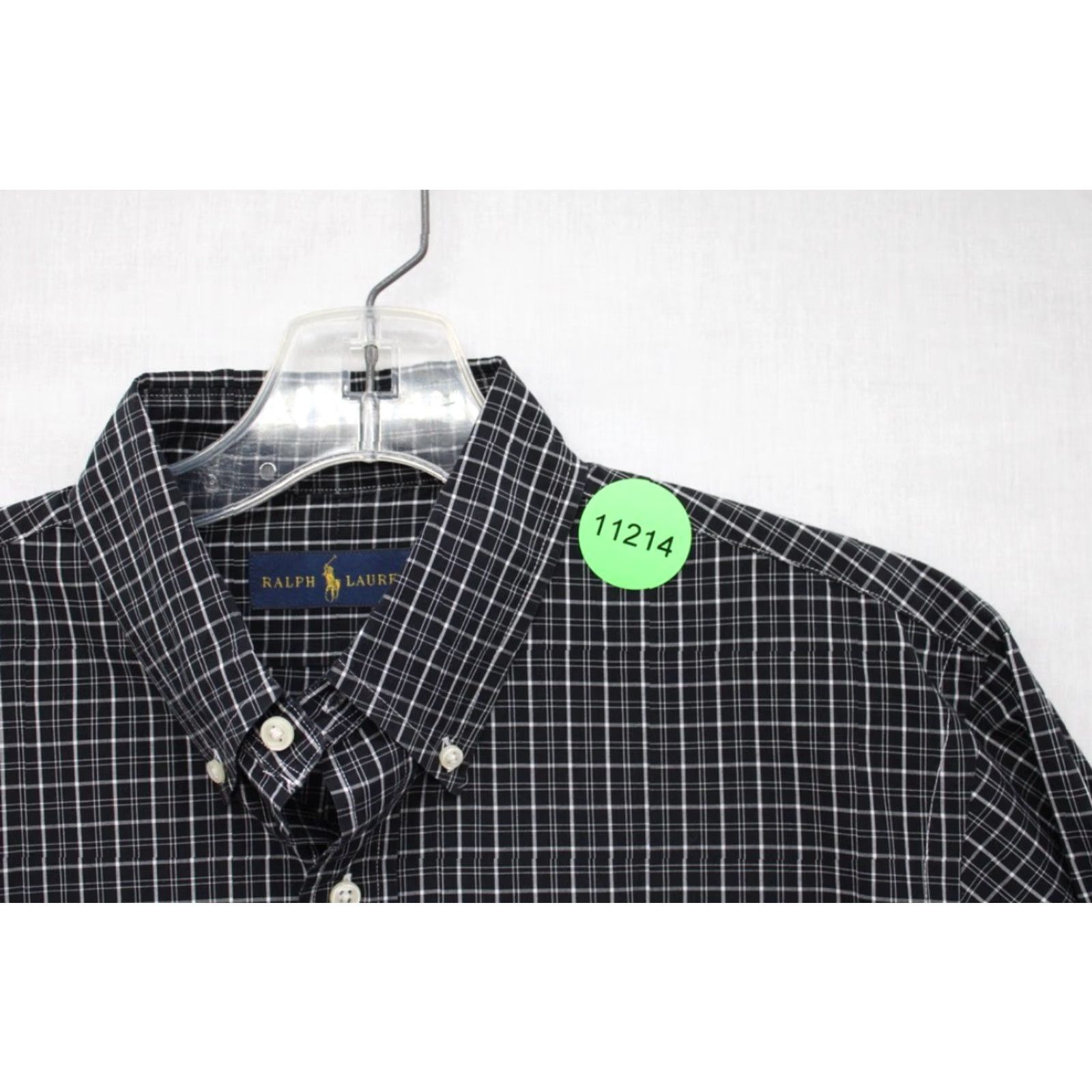Ralph Lauren Ralph Lauren Shirt Men's Large Black Check Long Sleeve Button Down Black Pony Size US L / EU 52-54 / 3 - 8 Thumbnail
