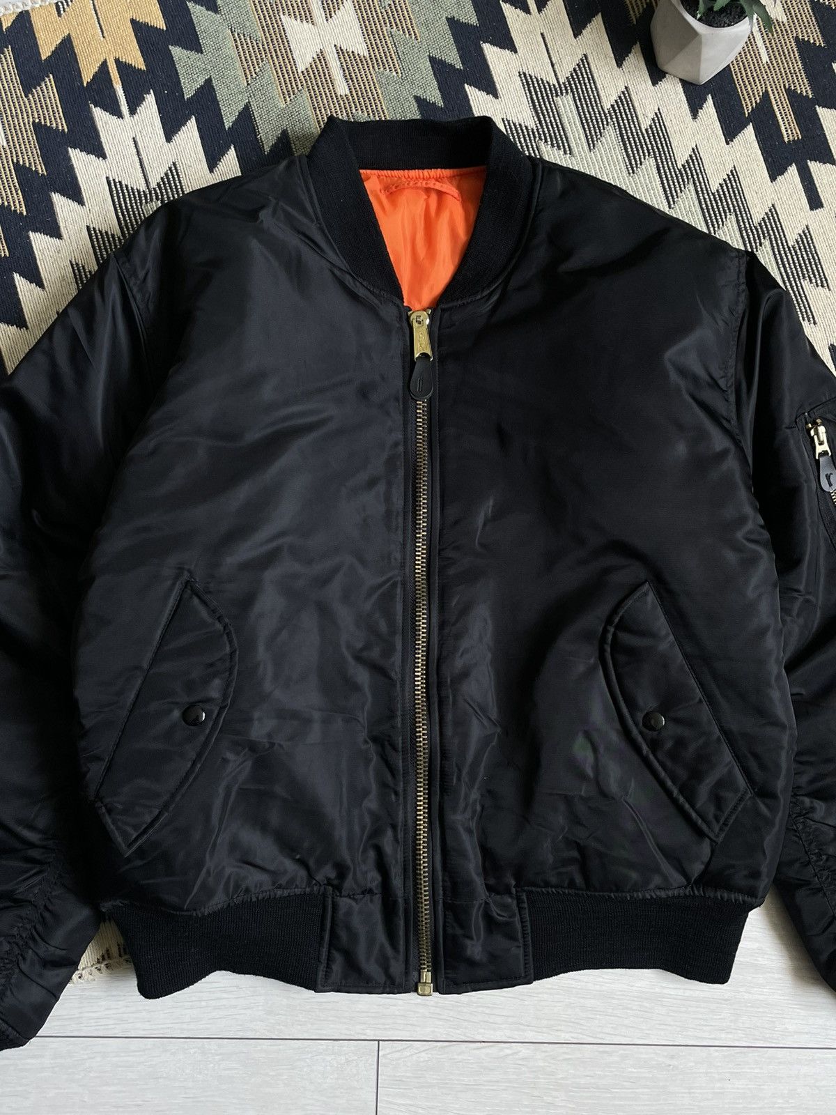 Warner Bros ❗️RARE❗️Vintage F.C. Barcelona Warner Bros MA-1 Flyers Bomber Size US M / EU 48-50 / 2 - 8 Thumbnail