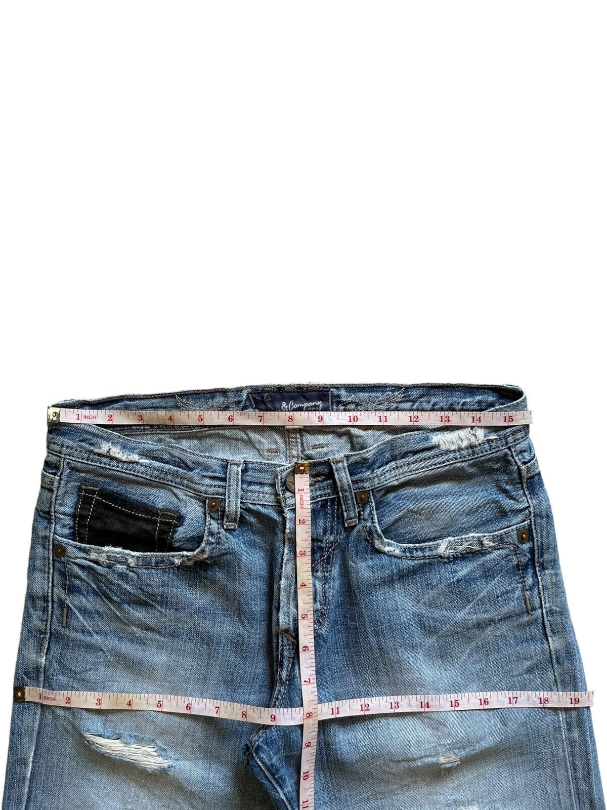 Japanese Brand Vintage Japanese Brand Loose Embellished Jean Shorts Jorts Size US 31 - 11 Thumbnail