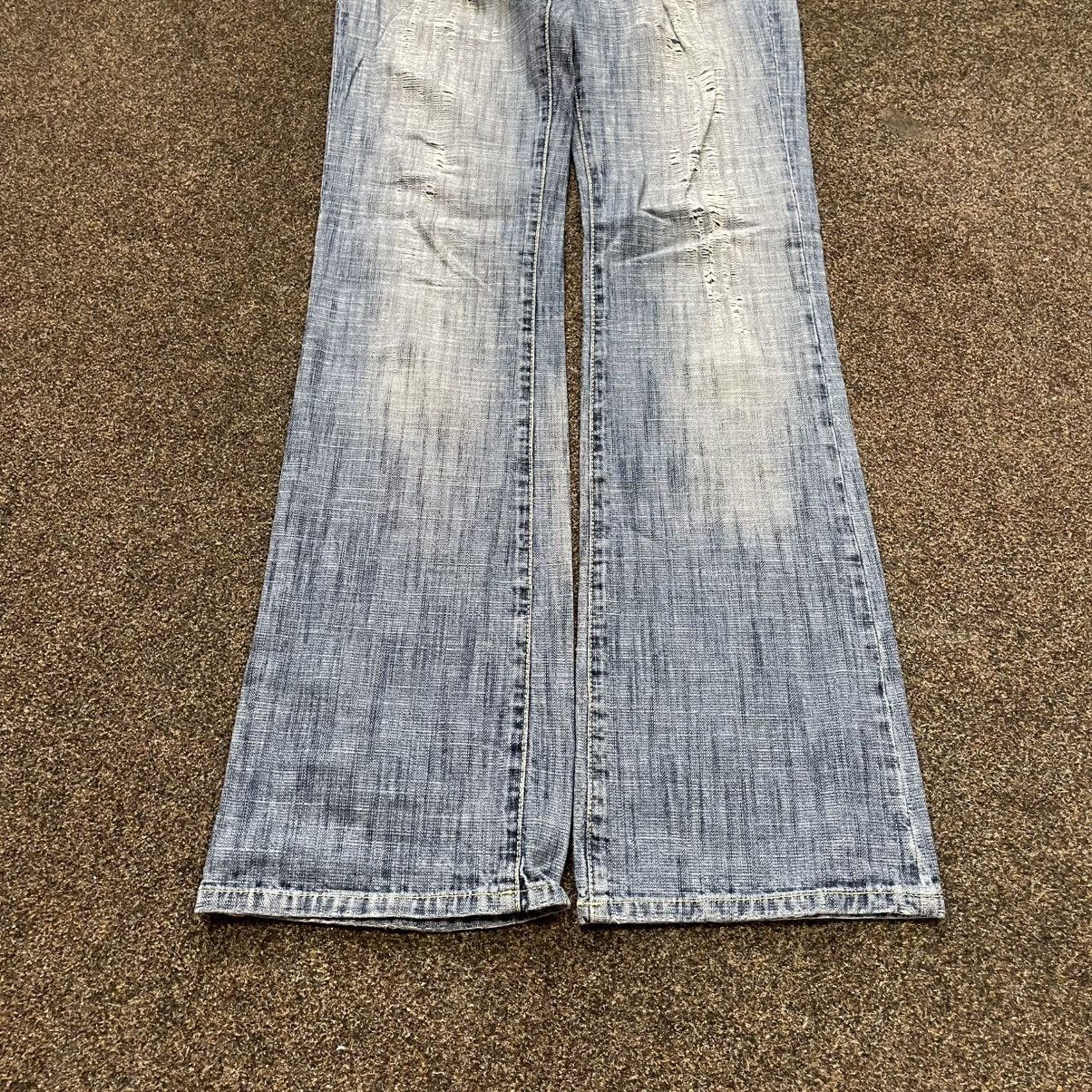 Vintage Vintage Y2K Baggy Flared Jeans Distressed Skate Aesthetic 32 Size US 32 / EU 48 - 5 Thumbnail