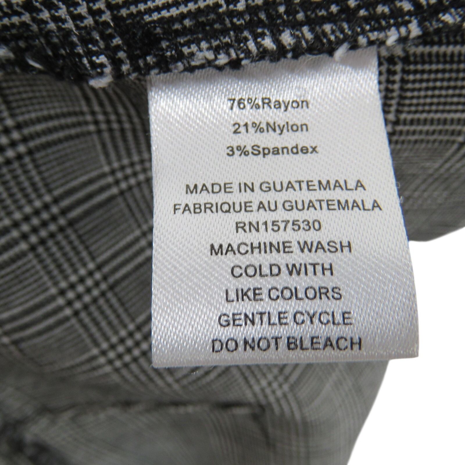 Vintage Y2K Black and White Houndstooth Flared Leg Trousers MP Size 27" / US 4 / IT 40 - 7 Thumbnail