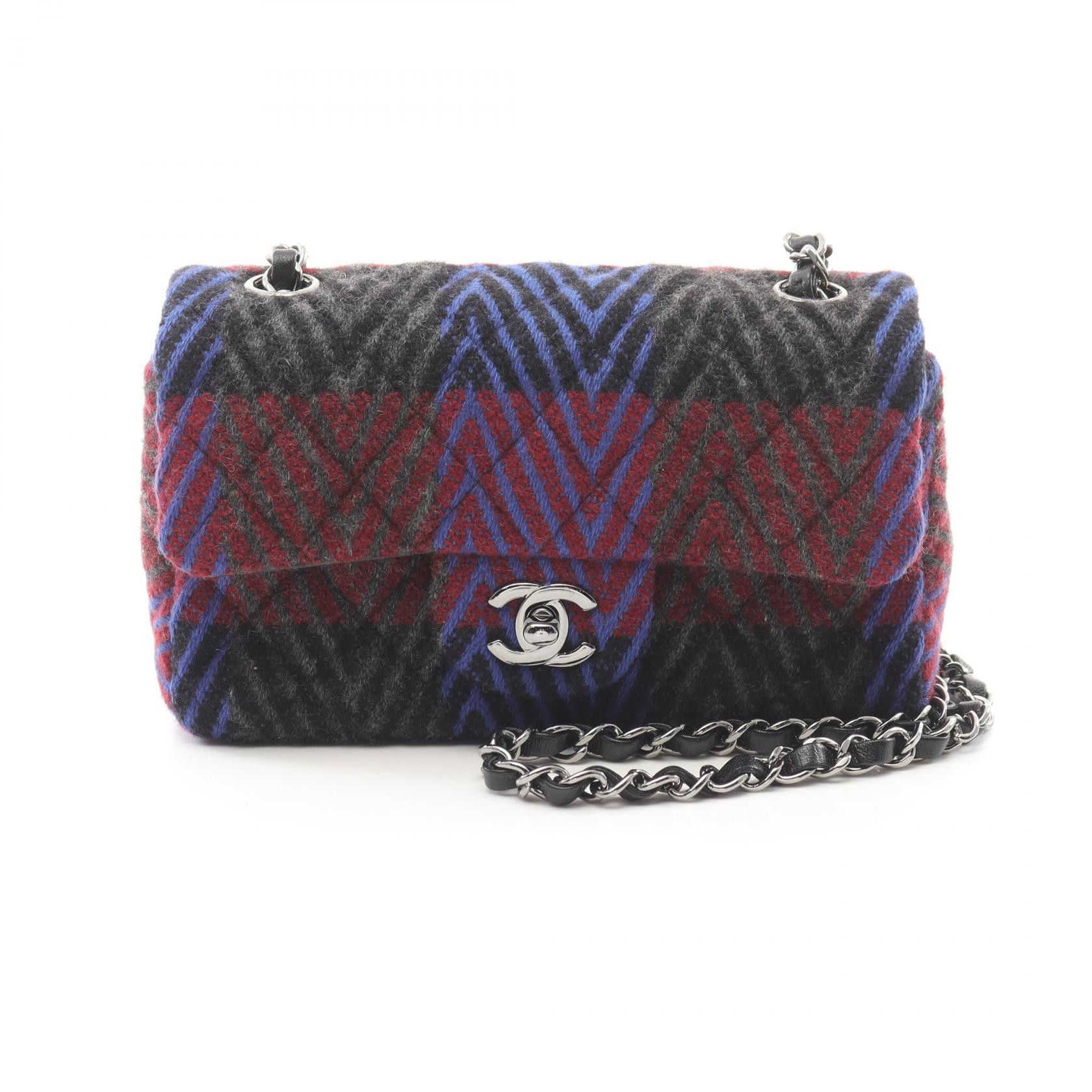 Chanel Chanel Mini Matelasse 20 Fabric Shoulder Bag Others Shoulder Bag A69900 in Black, Women's
