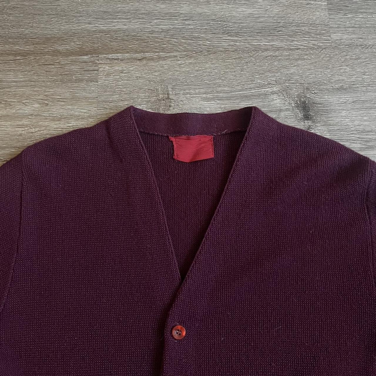 Other American Vintage Burgundy Cardigan Size S / US 4 / IT 40 - 4 Thumbnail