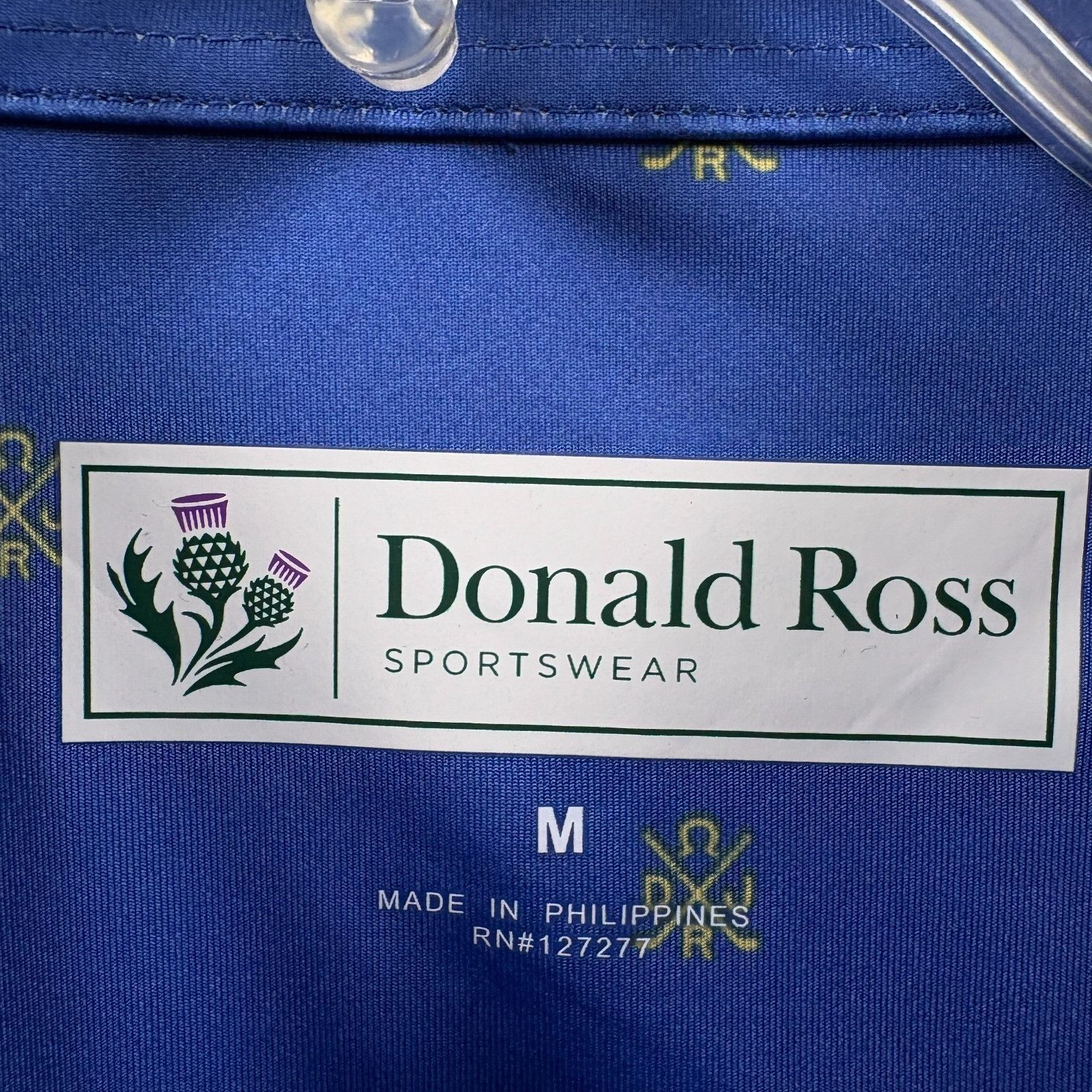 Donald Ross Donald Ross Canton Golf Polo Mens Medium Blue NAF UV Protect Size US M / EU 48-50 / 2 - 6 Thumbnail