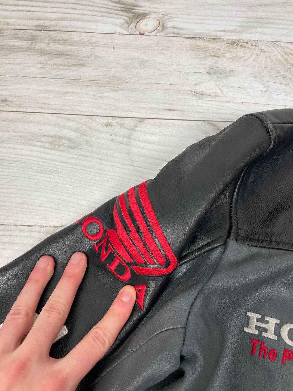 Honda Vintage Honda Racing Leather Motorcycle Jacket Moto Size US XS / EU 42 / 0 - 11 Thumbnail