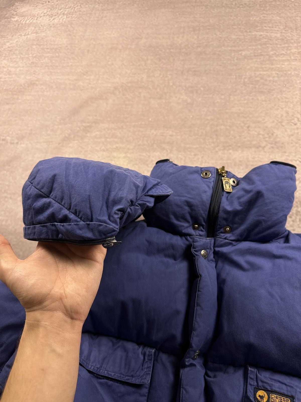 Descente Vintage 90s Ciesse Piumini TNF Puffer Down Jacket Style Size US XL / EU 56 / 4 - 17 Thumbnail
