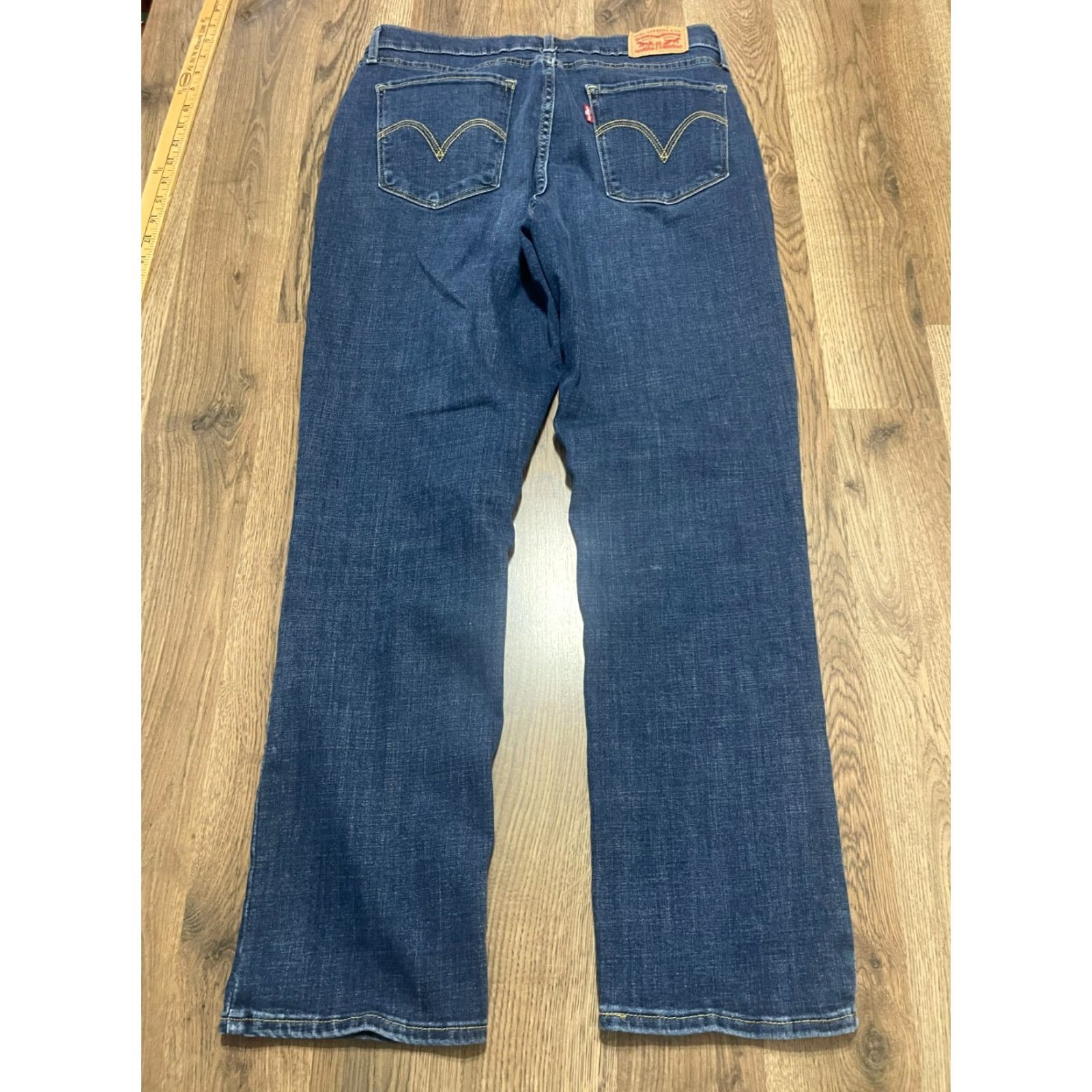 Levi's Levi's Jeans Women's Size 29 Blue Denim Classic Straight Pockets Size 29" - 2 Thumbnail