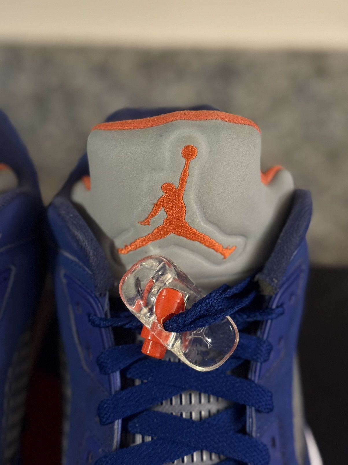 Jordan Brand × Nike Size 12 - Jordan 5 Retro Low Knicks 2016 819171-417 Size US 12 / EU 45 - 6 Thumbnail