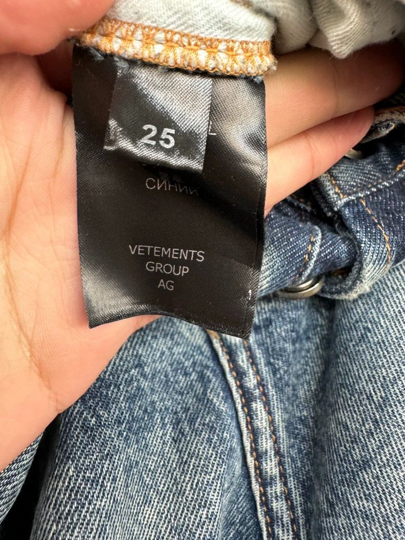 Vetements vetements 23SS Show Surface Destruction Profile Jeans 2502- Size US 33 - 8 Thumbnail